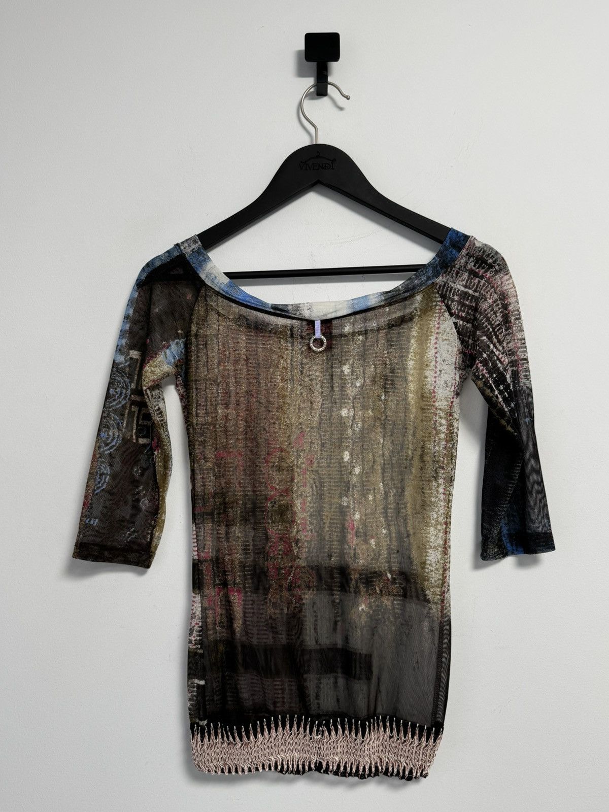 Other Save The Queen 90's Majestic Fishbones Abstract Print Lace Size S / US 4 / IT 40 - 13 Thumbnail