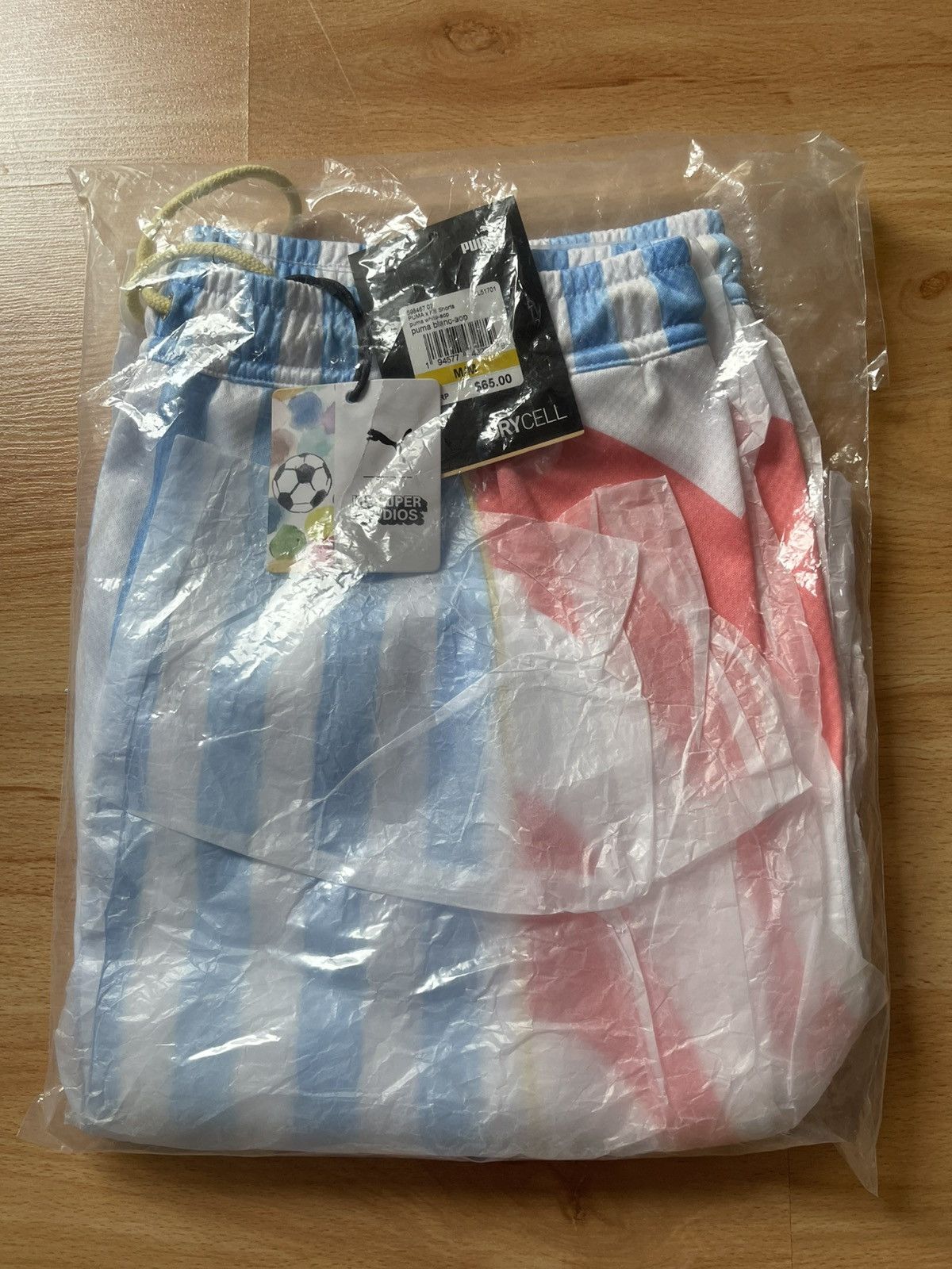 KidSuper × Puma KidSuper Studios x Puma Shorts 'White AOP' Size US 32 / EU 48 - 3 Thumbnail