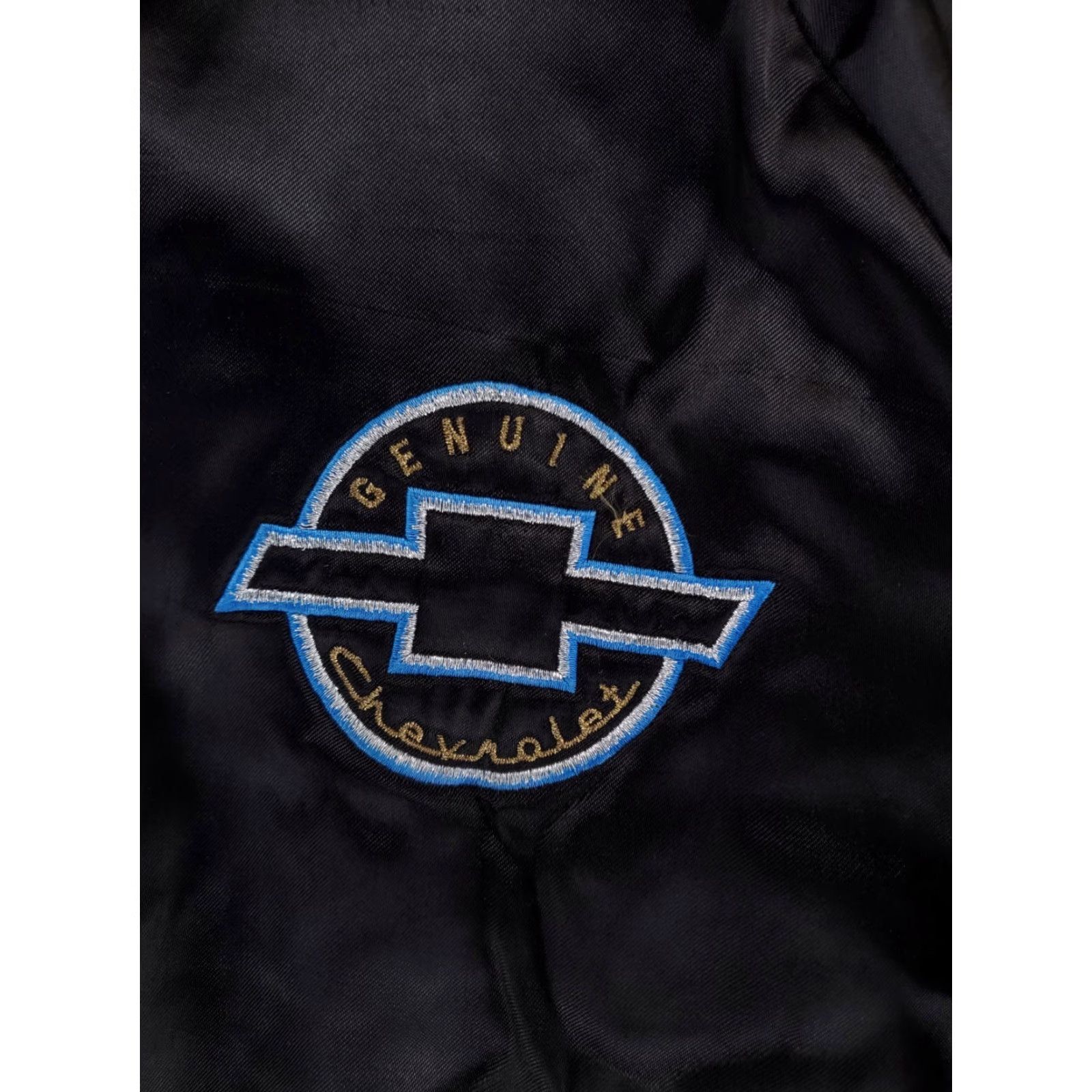 Vintage VINTAGE West Ark Chevrolet Embroidered Satin Bomber Jacket Mens S 80s VTG Black Nylon Bomber Jacket Size US S / EU 44-46 / 1 - 3 Thumbnail