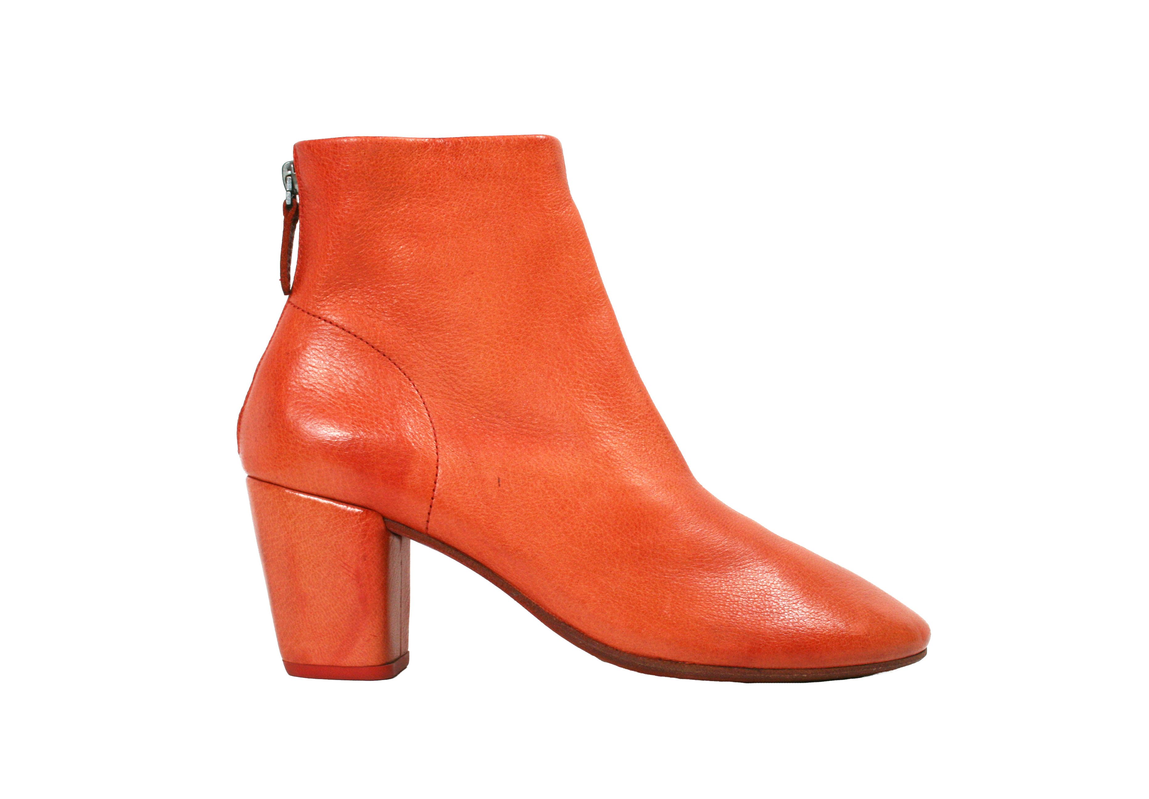 Marsell 2015 Ankle Heeled Leather Boots Size US 7 / IT 37 - 2 Thumbnail
