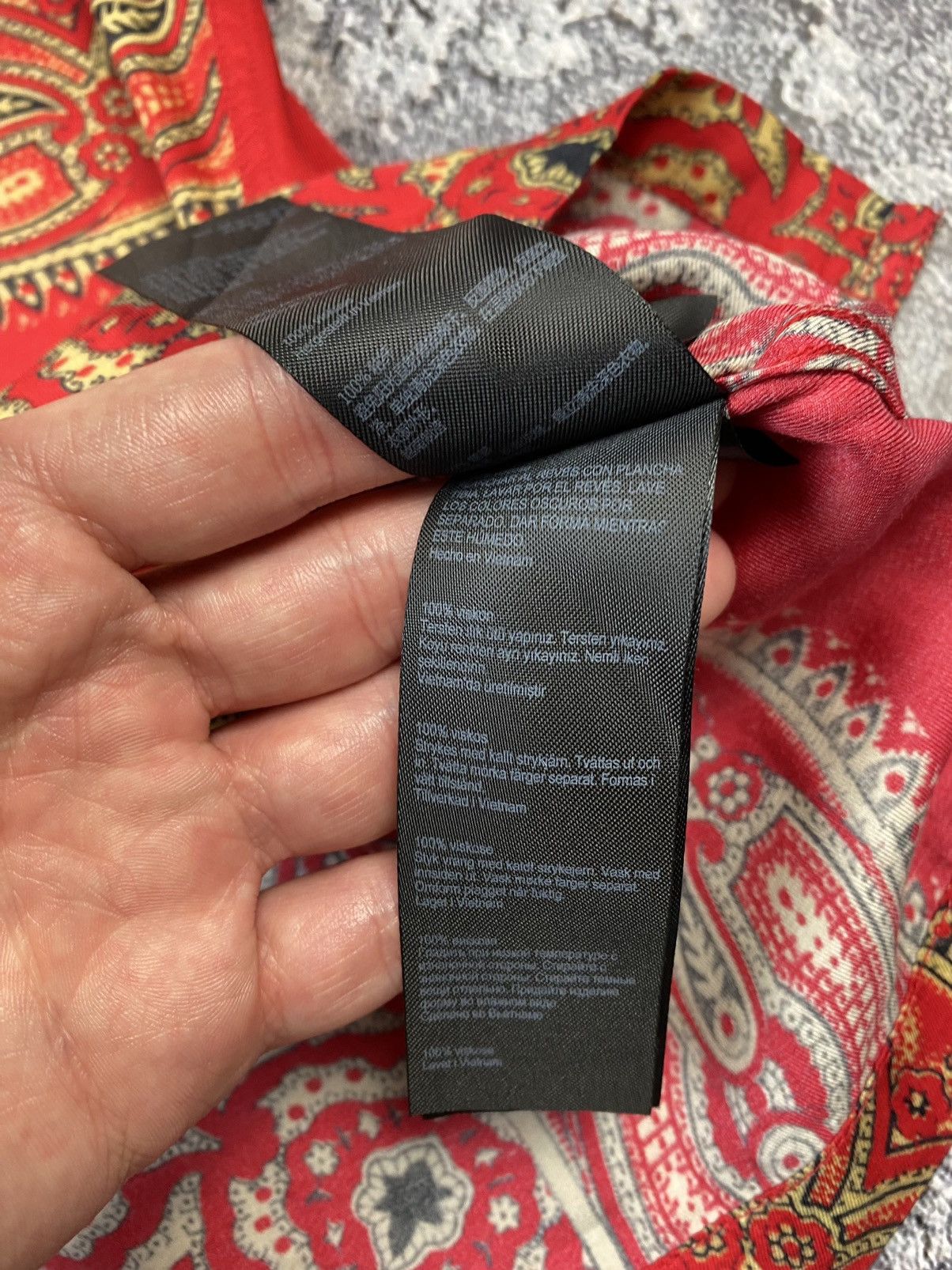 Allsaints Allsaints Brand New Red Shirt Relaxed Fit Size M Size US M / EU 48-50 / 2 - 7 Thumbnail