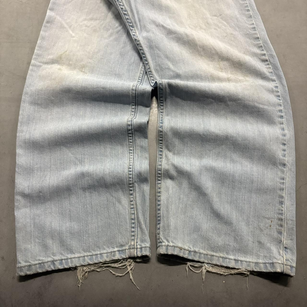Levi's Crazy Vintage Y2K/2000s Baggy Levis 559 Skater Style Light Blue Wash Denim Jeans! Size US 36 / EU 52 - 3 Thumbnail