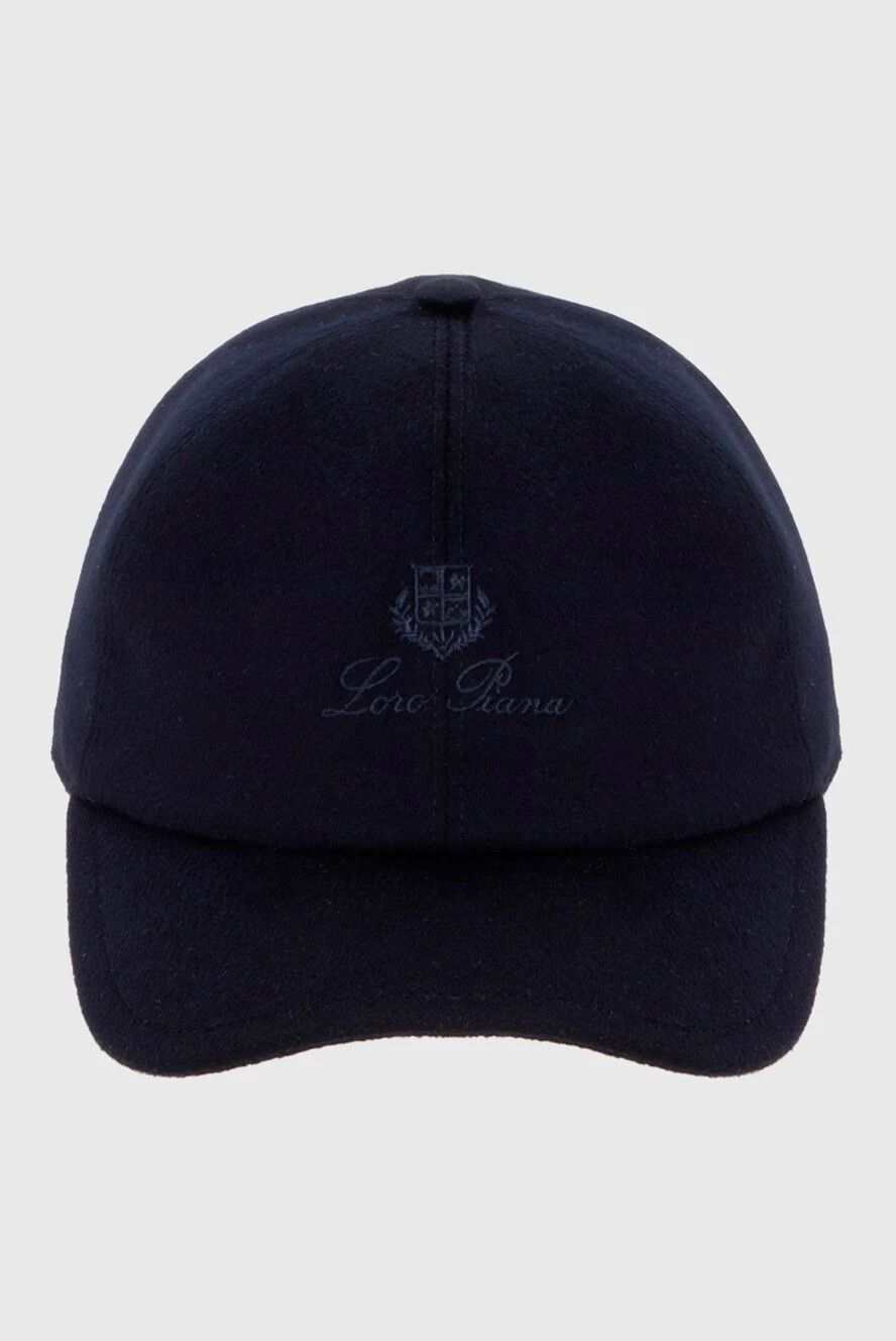 Loro Piana o1w1db10725 Size: M / Cashmere Cap / Hat in Navy Size ONE SIZE - 1 Thumbnail