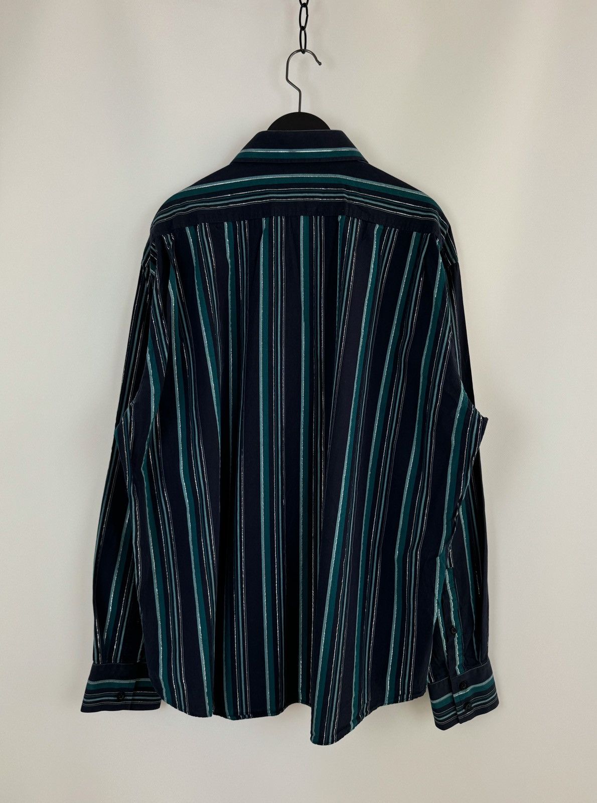 Vintage × Yves Saint Laurent 1990’s Vintage Yves Saint Laurent Striped L/S Shirt Size US XL / EU 56 / 4 - 7 Thumbnail