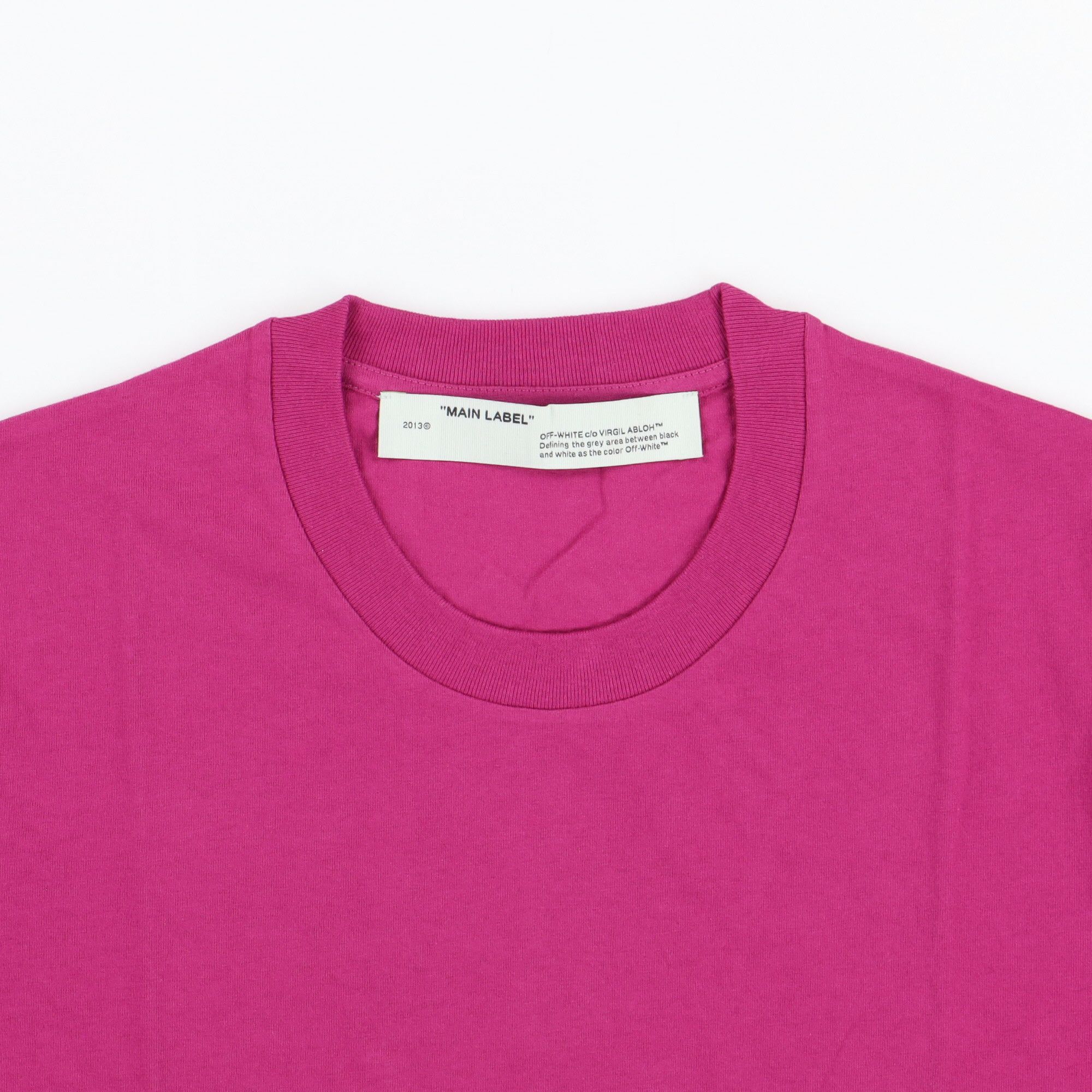 Off-White Pink Varsity 3/4 Sleeve T-shirt Size M / US 6-8 / IT 42-44 - 3 Thumbnail
