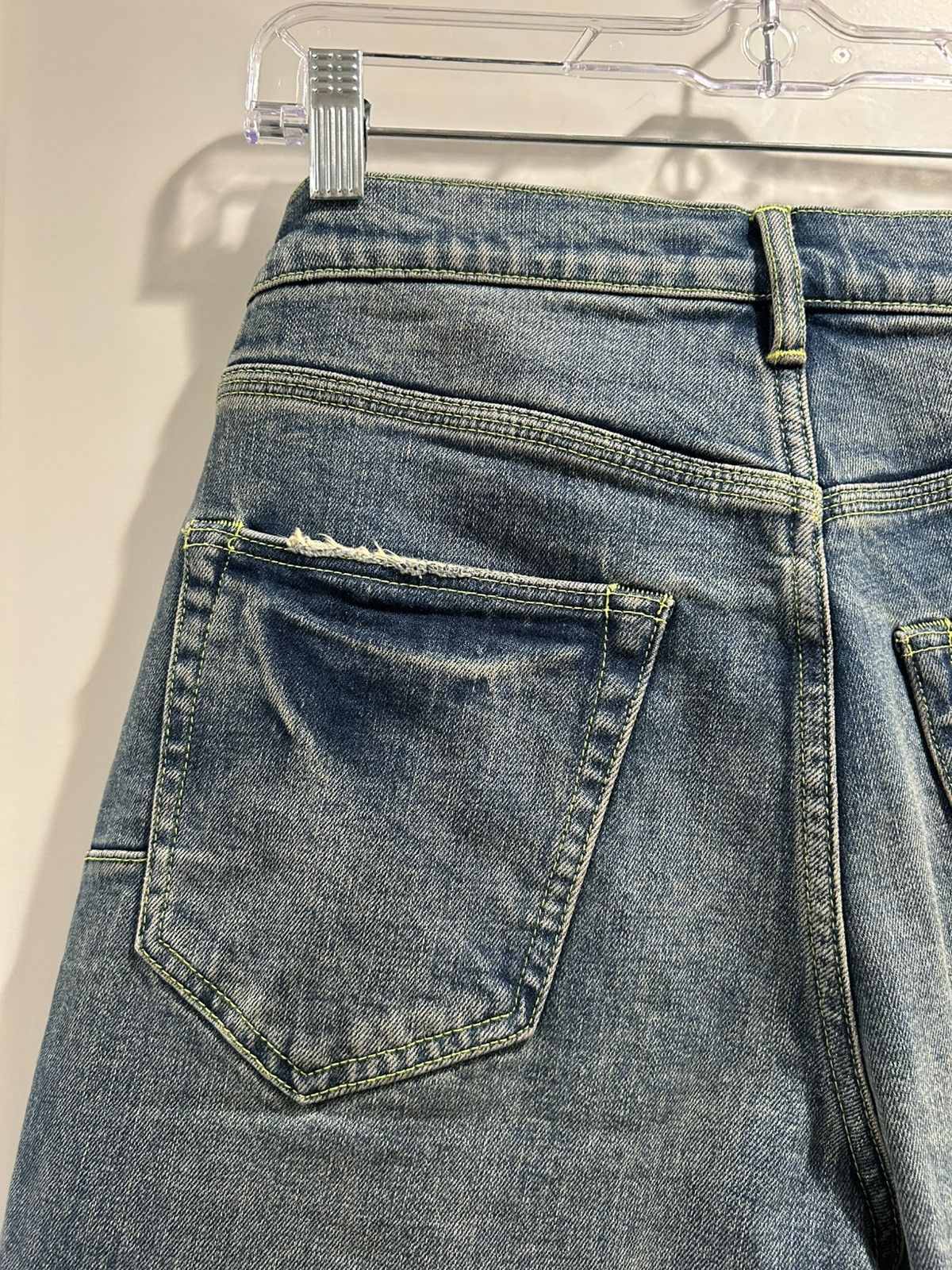 Purple Brand Purple Brand Distressed Blue Denim Jeans with Neon Rivets Size US 30 / EU 46 - 7 Thumbnail