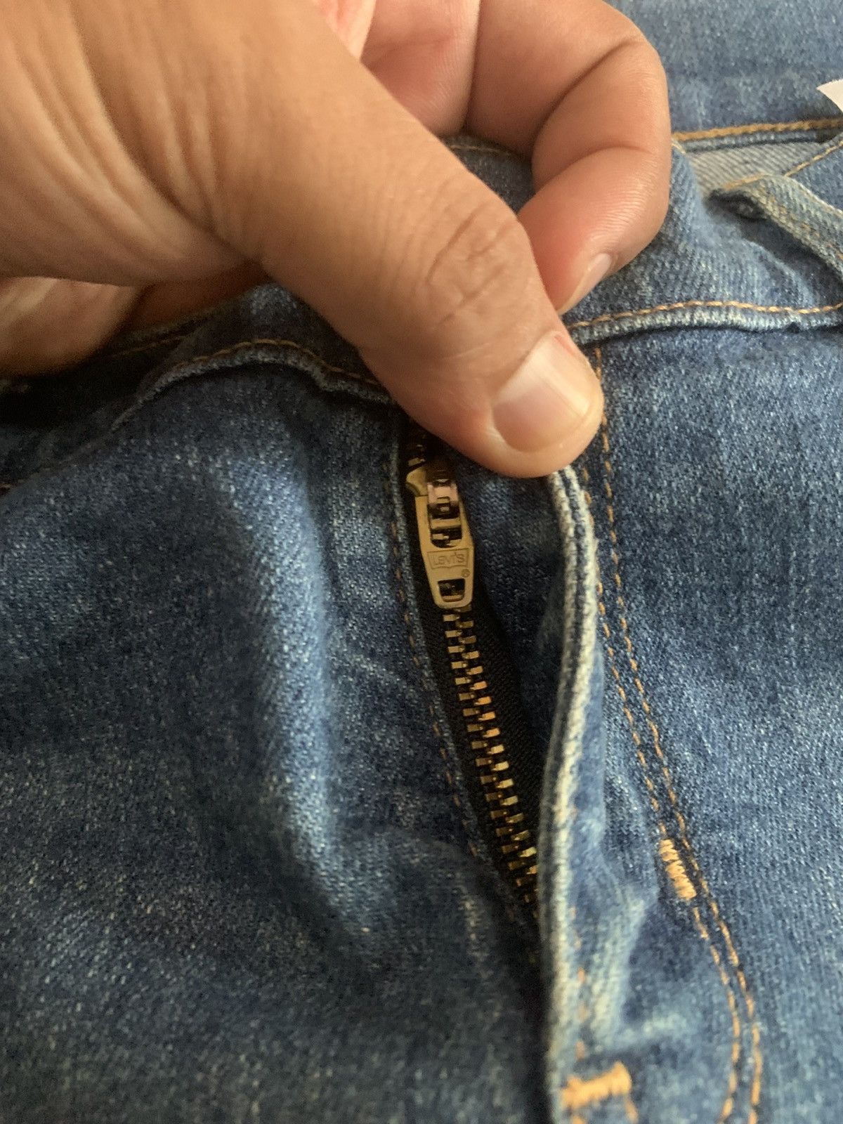 Levi's Selvedge Distressed Levi's Slim Jeans Denim Long Pants Size US 28 / EU 44 - 5 Thumbnail