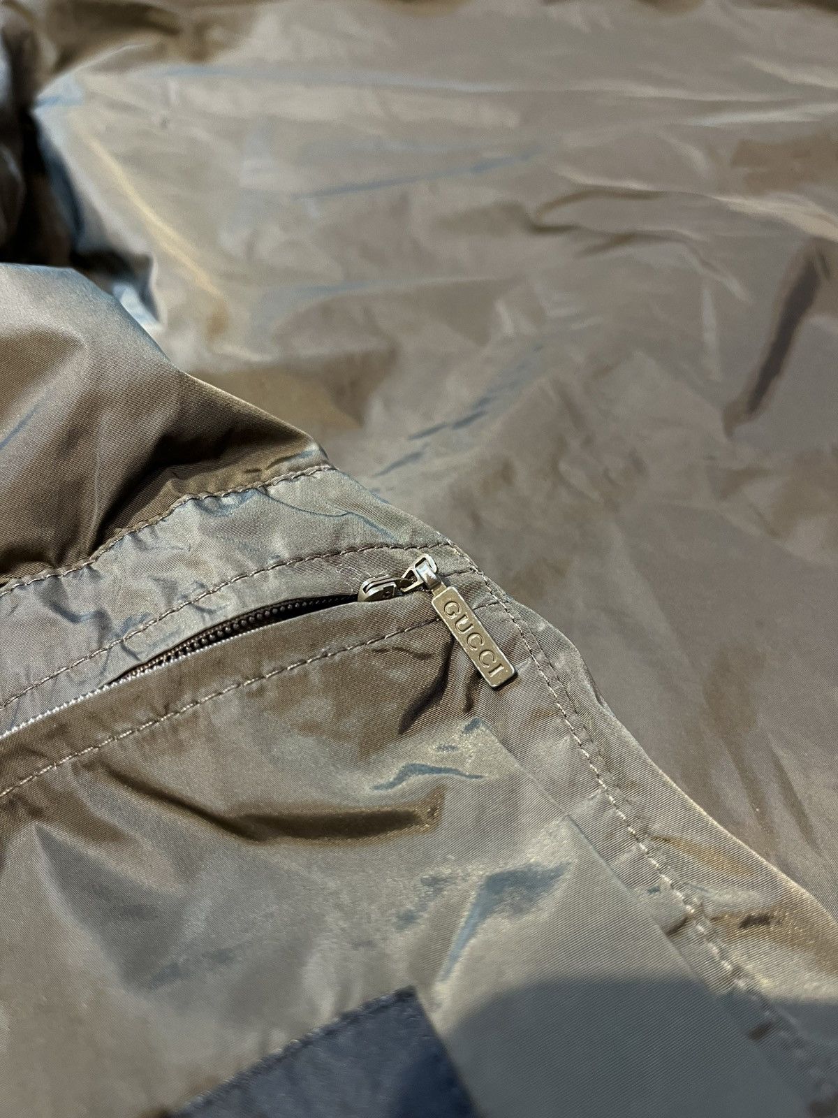 Gucci Gucci Green Polyamide Bomber Jacket - Frida Giannini Size US M / EU 48-50 / 2 - 15 Thumbnail