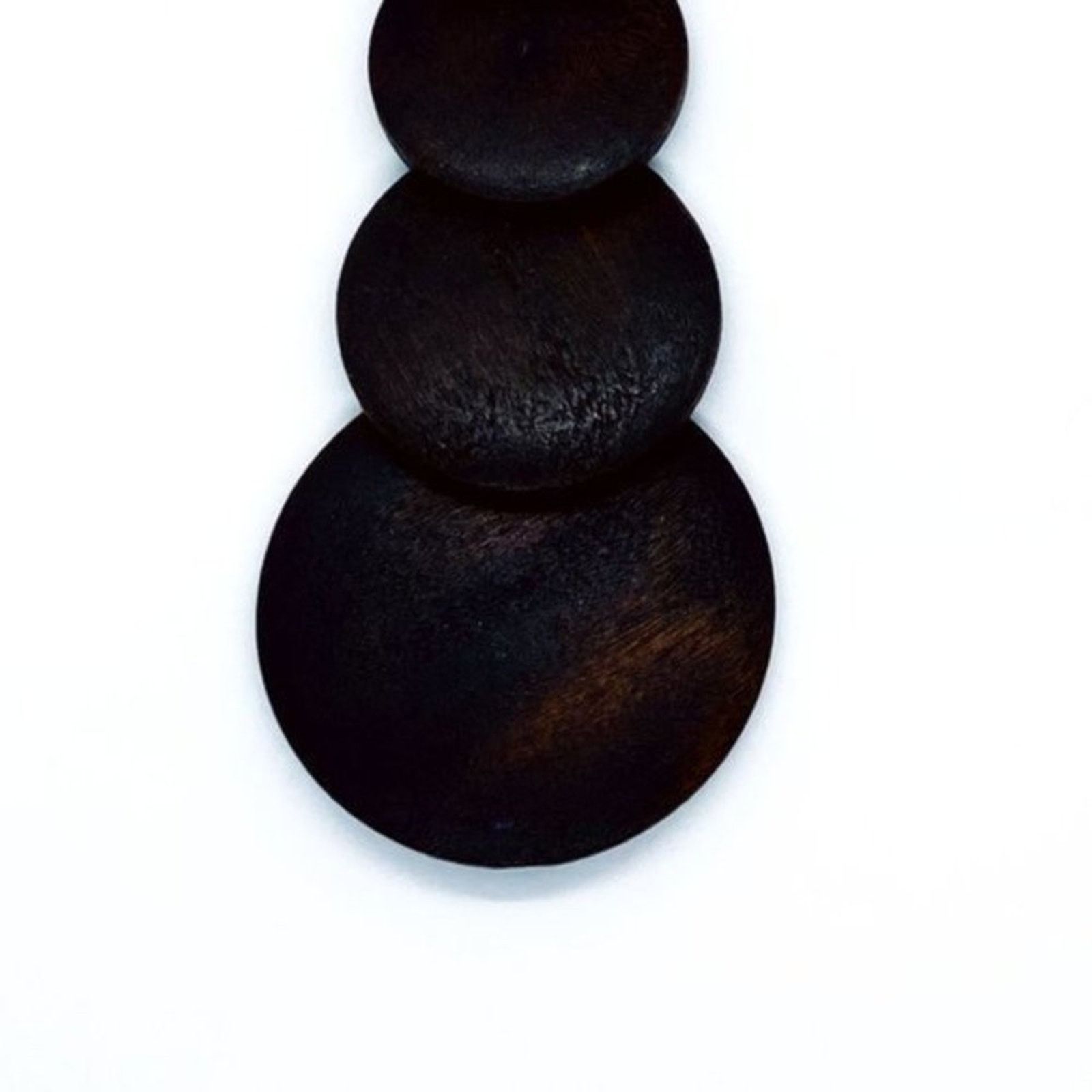 Other NWT Brown Wood Layered Circle Tiered Dangle Earrings Size ONE SIZE - 4 Thumbnail