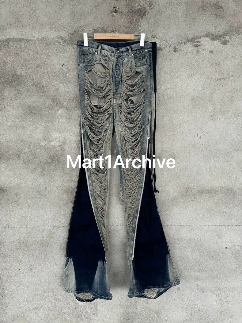Rick Owens Rick Owens Drkshdw Distressed Banana Pants-dmc Size US 30 / EU 46 - 1 Thumbnail