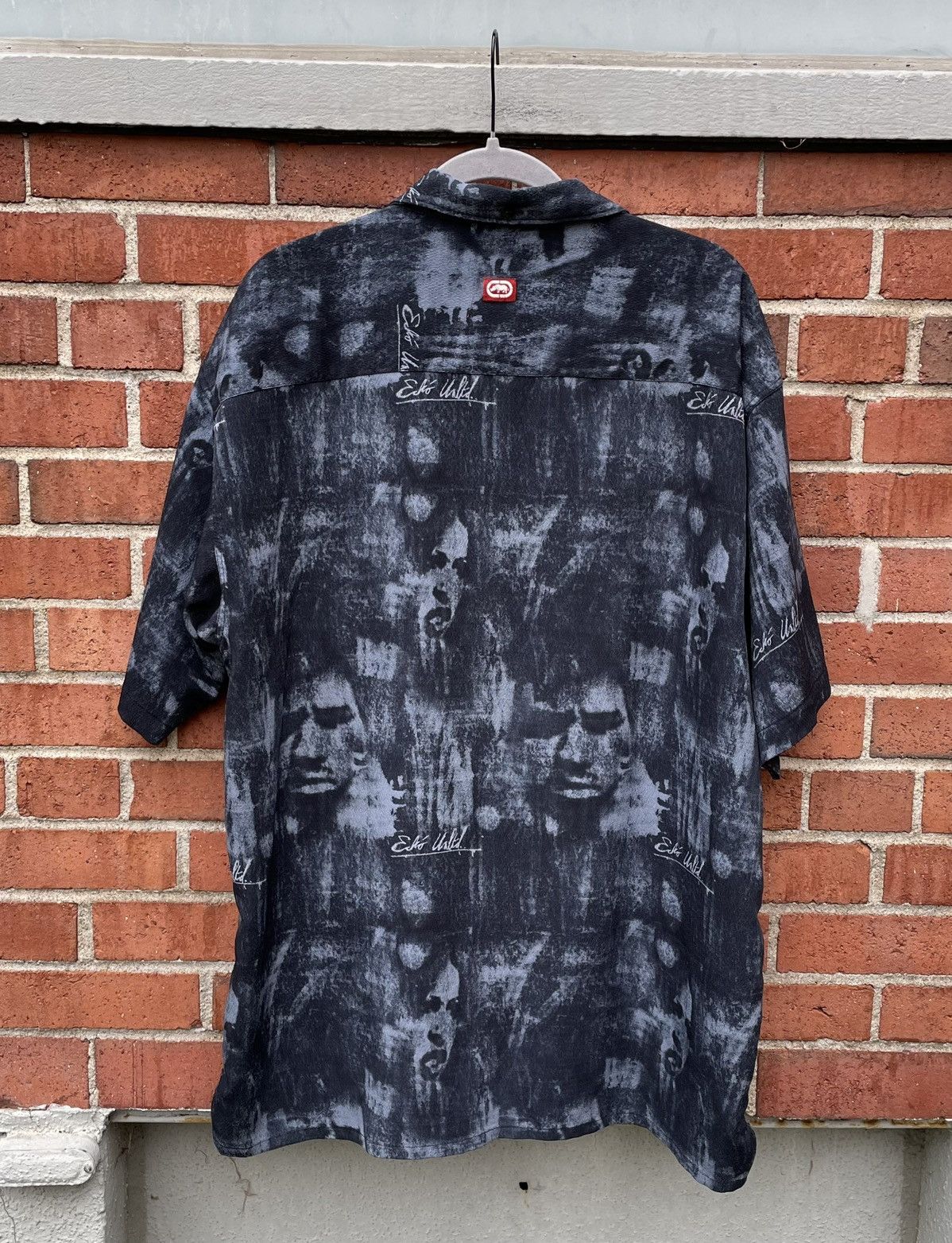 Marc Ecko Rare Vintage Y2k Marc Echo Faces AOP button Shirt Size US XL / EU 56 / 4 - 8 Thumbnail