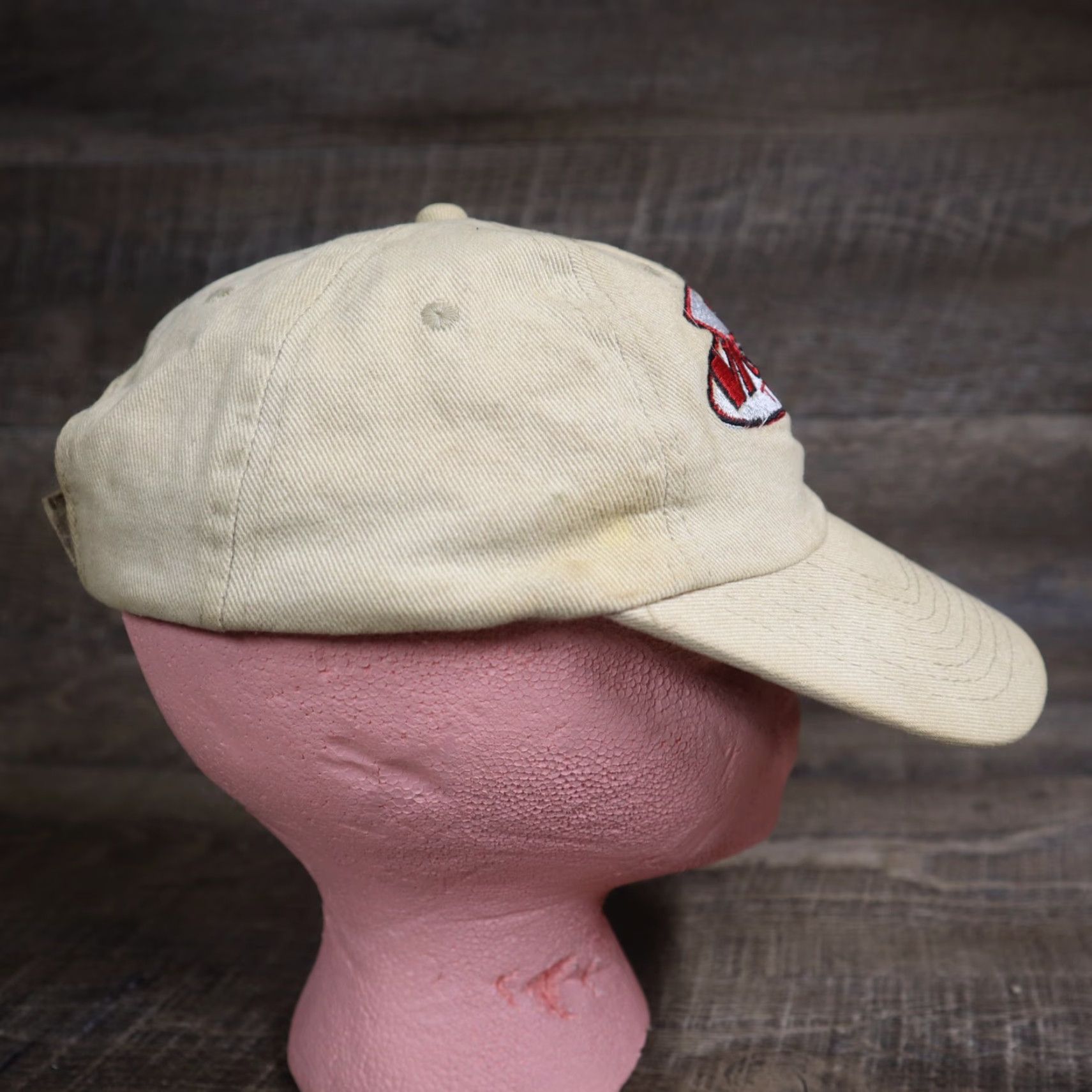 Vintage VINTAGE Victory Trailers Tan Hat Cap Strapback Adjustable Adult Size ONE SIZE - 3 Thumbnail