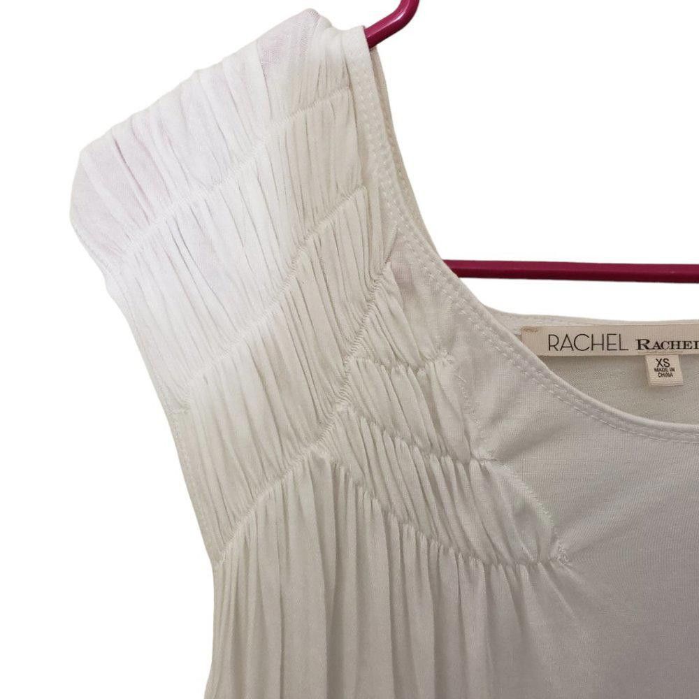 Designer CT1347 Ladies Rachel Roy XS Rauched Shoulder Angled T-shirt Size XS / US 0-2 / IT 36-38 - 3 Thumbnail