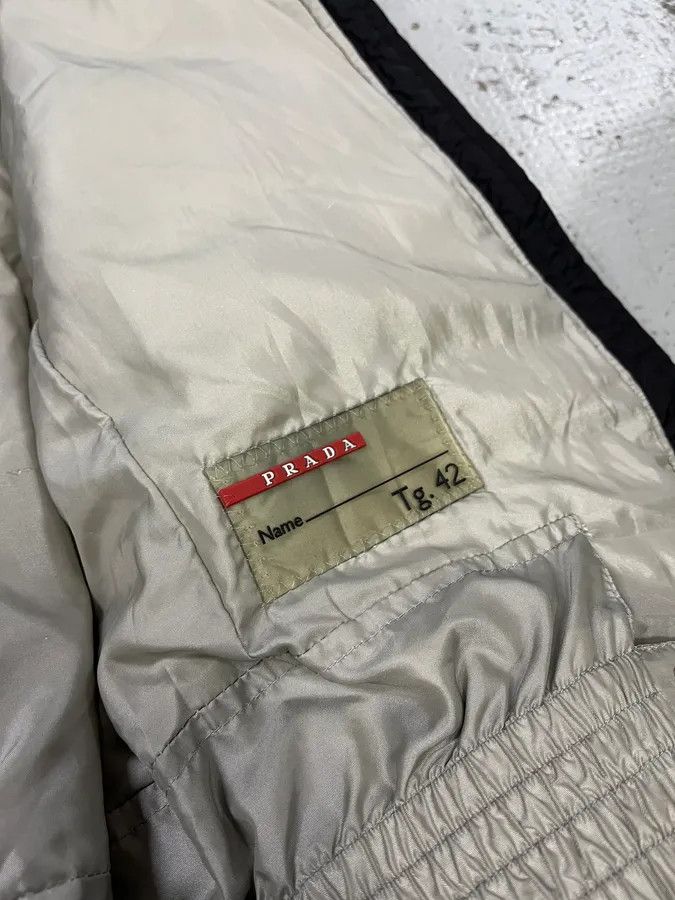 Prada AW2006 Prada Linea Rossa Fox Fur Black Hooded Puffer Jacket Size M / US 6-8 / IT 42-44 - 8 Thumbnail