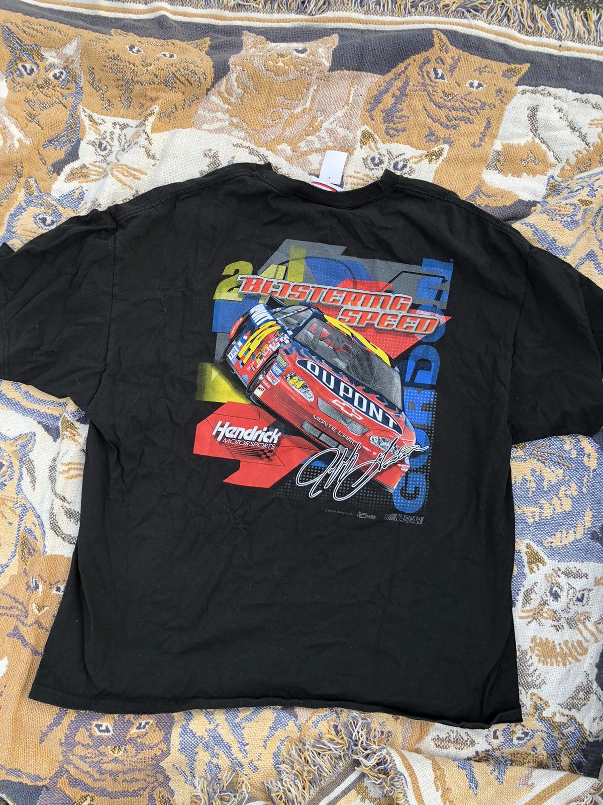 Chase Authentics × Vintage Vintage NASCAR Chase Jeff Gordon racing AOP grey tee shirt Size US XL / EU 56 / 4 - 1 Thumbnail