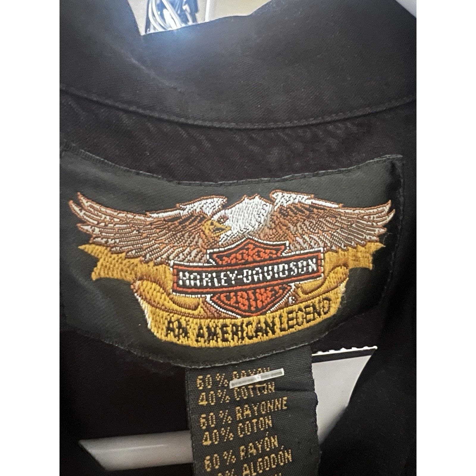 Harley Davidson Harley Davidson Double Graphic Mechanic Button Up Shirt M Size US M / EU 48-50 / 2 - 7 Thumbnail