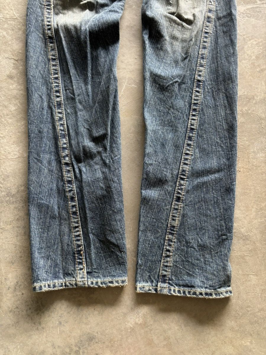 Hysteric Glamour × Japanese Brand twist style antgauge japanese jeans super sick backpocket Size US 31 - 12 Thumbnail