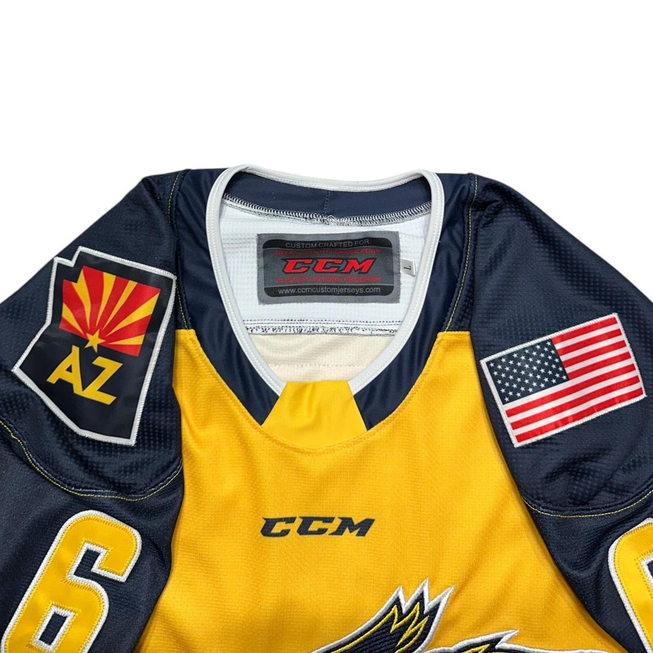 Ccm × NHL × Vintage Arizona Lynx CCM Hockey Jersey Size US L / EU 52-54 / 3 - 4 Thumbnail