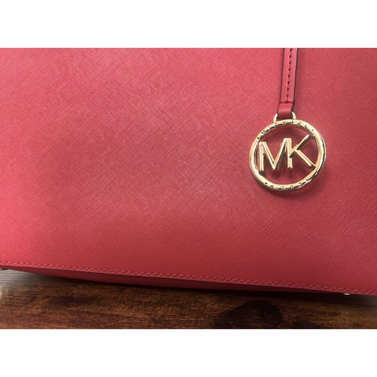 Michael Kors VINTAGE Michael Kors Marilyn Medium Saffiano Leather Tote Woman Red Bag Size ONE SIZE - 4 Thumbnail