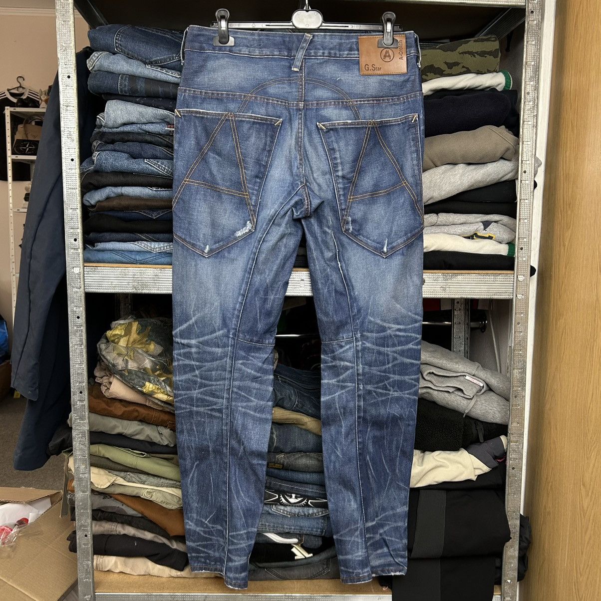 G-Star Mens G-Star Raw Bananas style streetwear japanese jeans Size US 32 / EU 48 - 1 Thumbnail