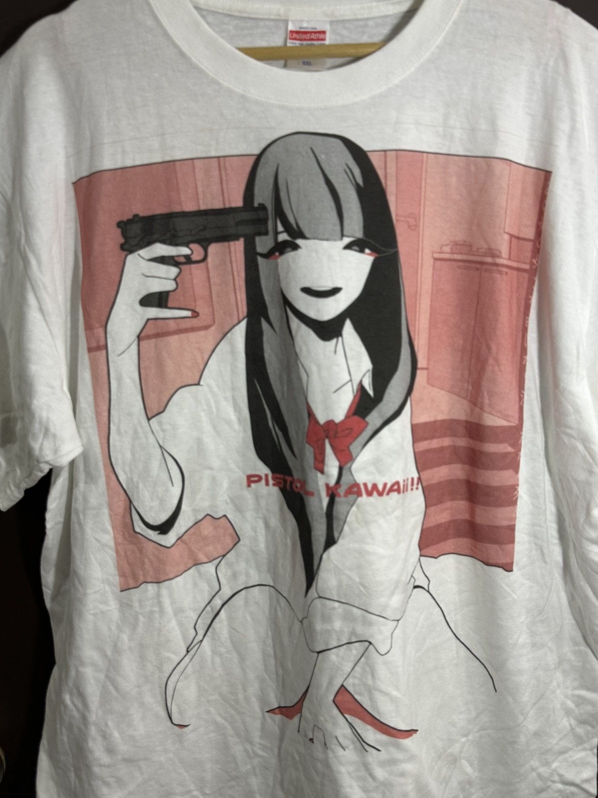 Anime Vintage Y2K Avazure Pistol Kawaii Tshirt Anime Manga Size US XXL / EU 58 / 5 - 3 Thumbnail