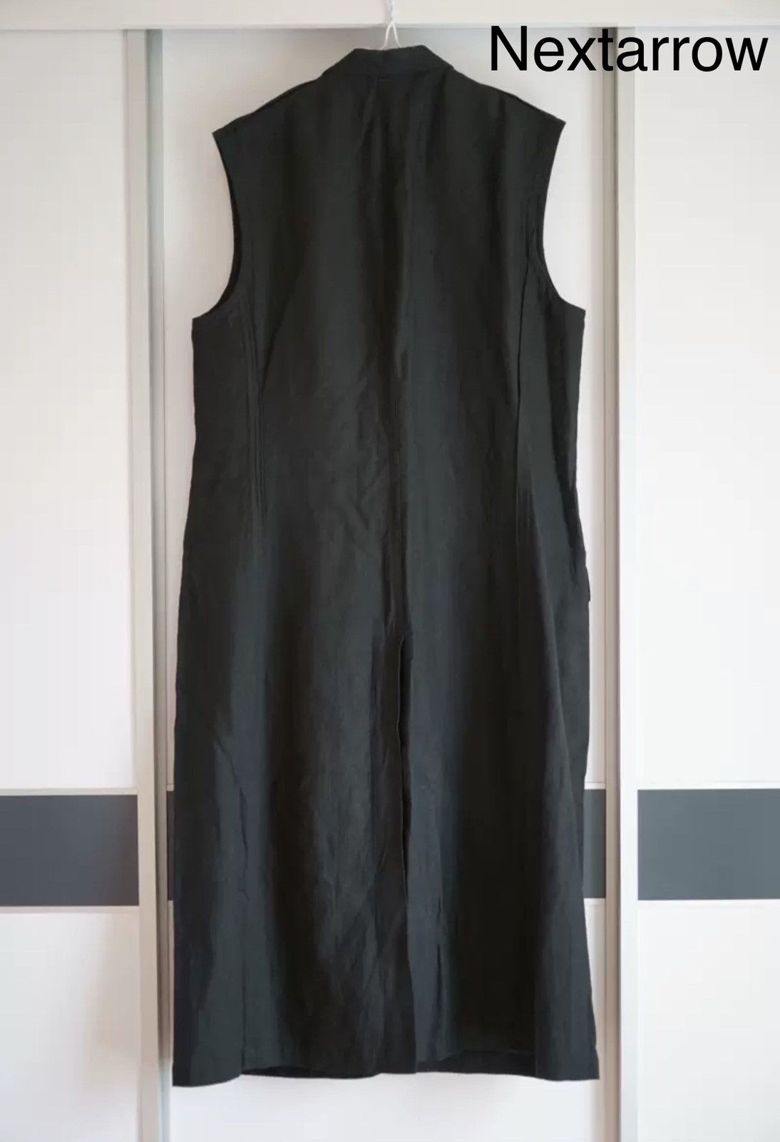 Yohji Yamamoto Yohji Yamamoto 04ss Show Linen Sleeveless Coat 2412- Size US L / EU 52-54 / 3 - 2 Thumbnail