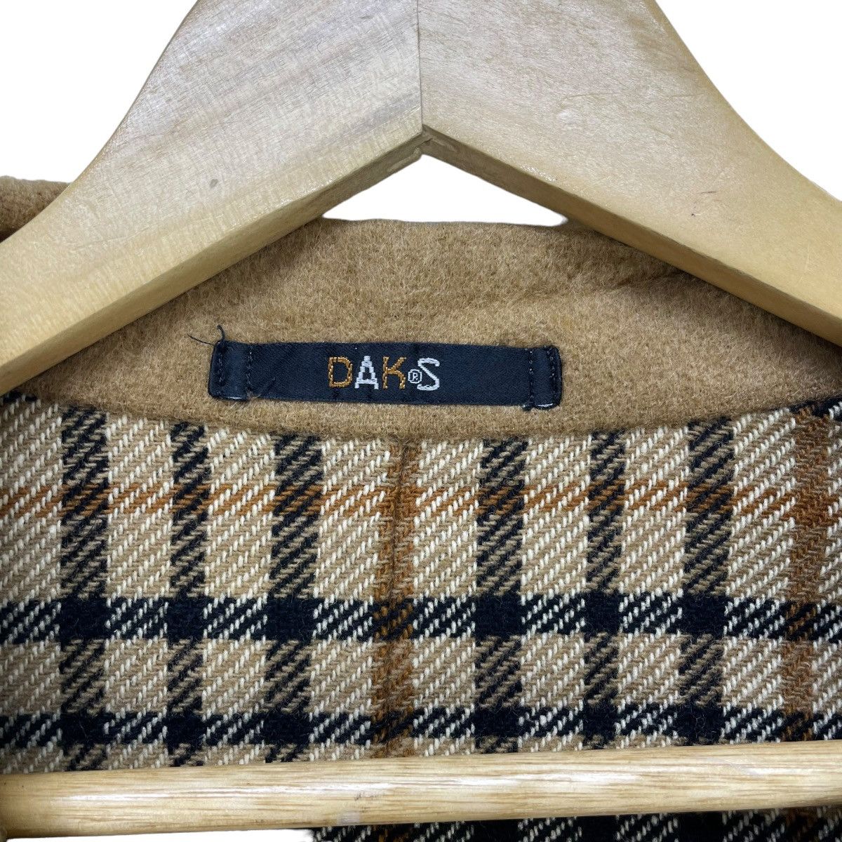 DAKS Daks London Checked Casual Double Breast Jacket Size M / US 6-8 / IT 42-44 - 3 Thumbnail