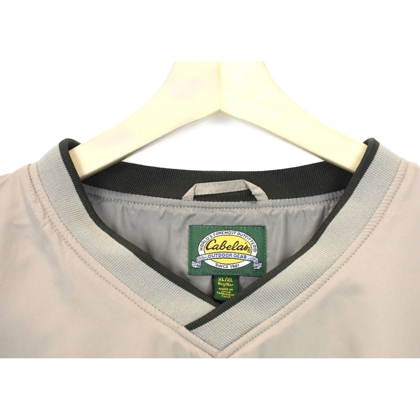 Vintage Cabela's Windcrest Jacket Men's XL Anorak Lightweight Oversized V-Neck Lined Brown Size US XL / EU 56 / 4 - 4 Thumbnail