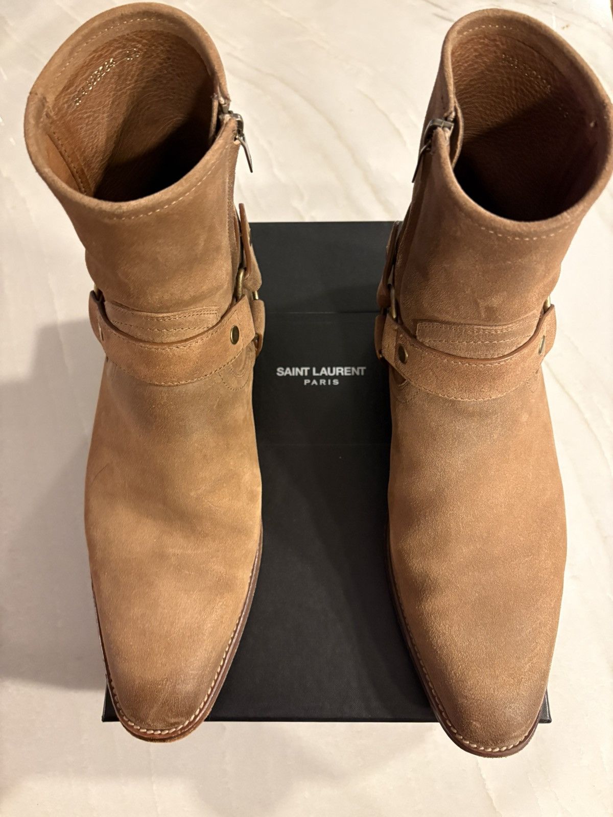 Saint Laurent Paris Saint Laurent Wyatt 40 Harness Boot Size US 12 / EU 45 - 2 Thumbnail