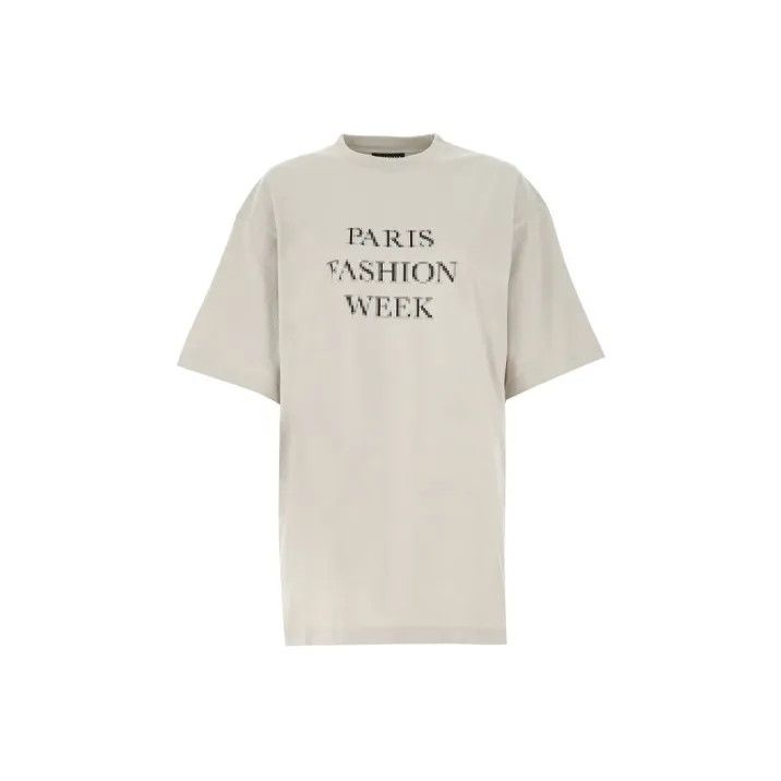 Balenciaga Balenciaga Logo Pattern Short Sleeve T-Shirt Size US S / EU 44-46 / 1 - 1 Thumbnail
