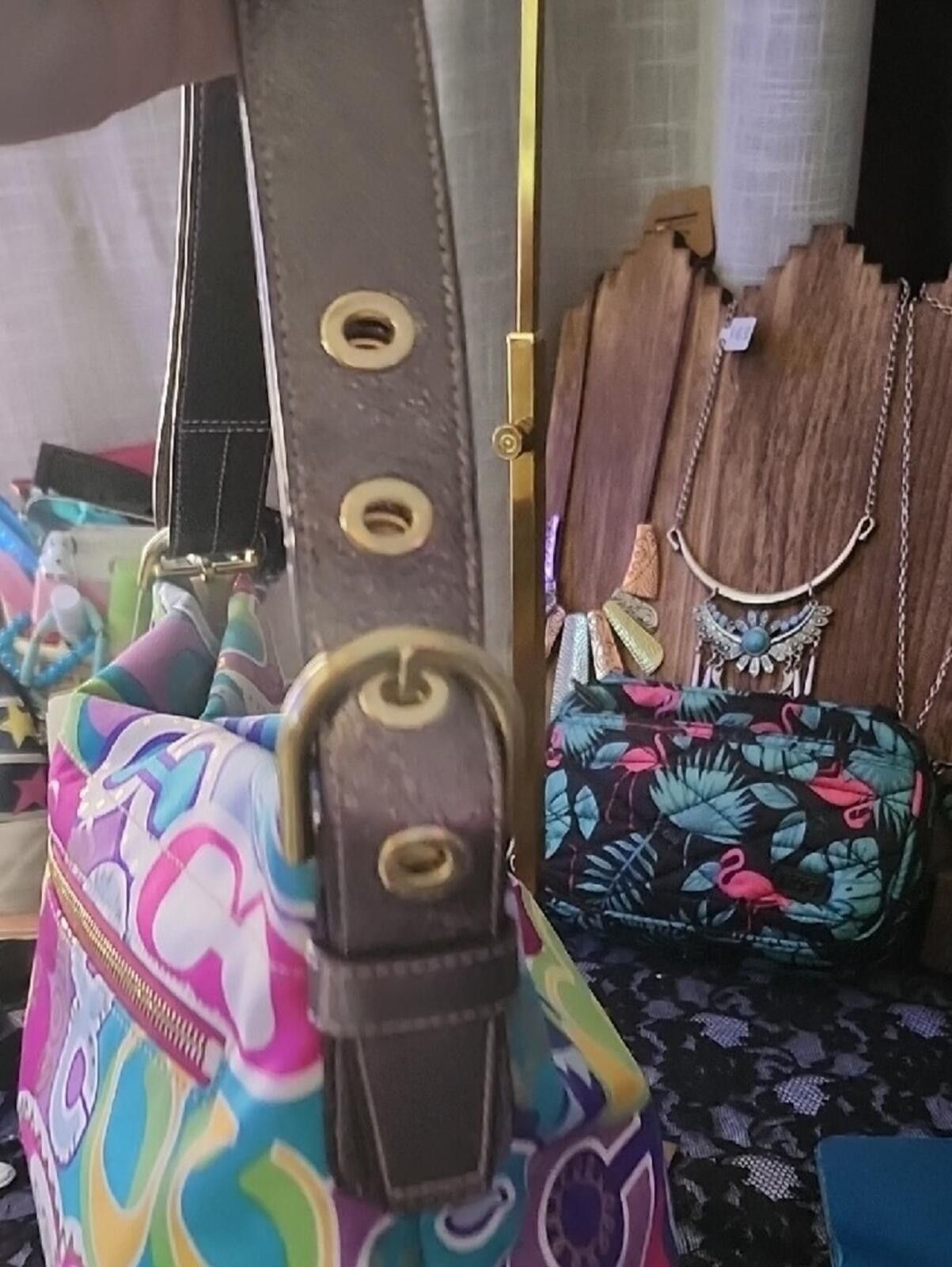 Coach Coach Multicolor Graphic Poppy Shoulder Bag Size ONE SIZE - 8 Thumbnail