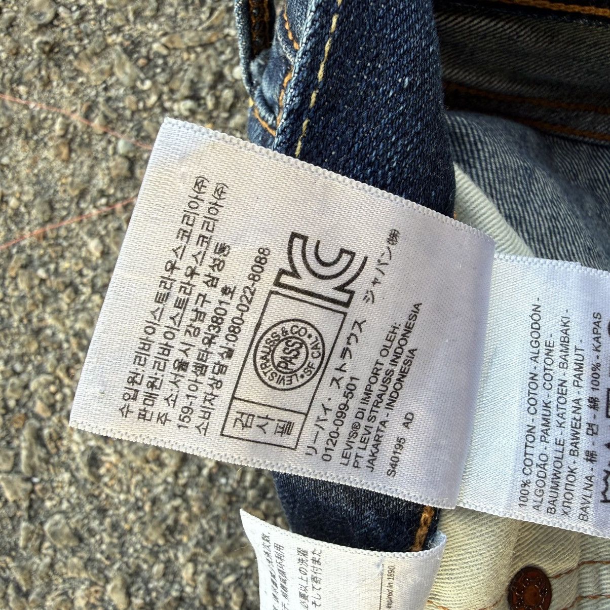 Levi's W35 LEVIS 505 DENIM FADED JEAN PANTS Size US 35 - 14 Thumbnail