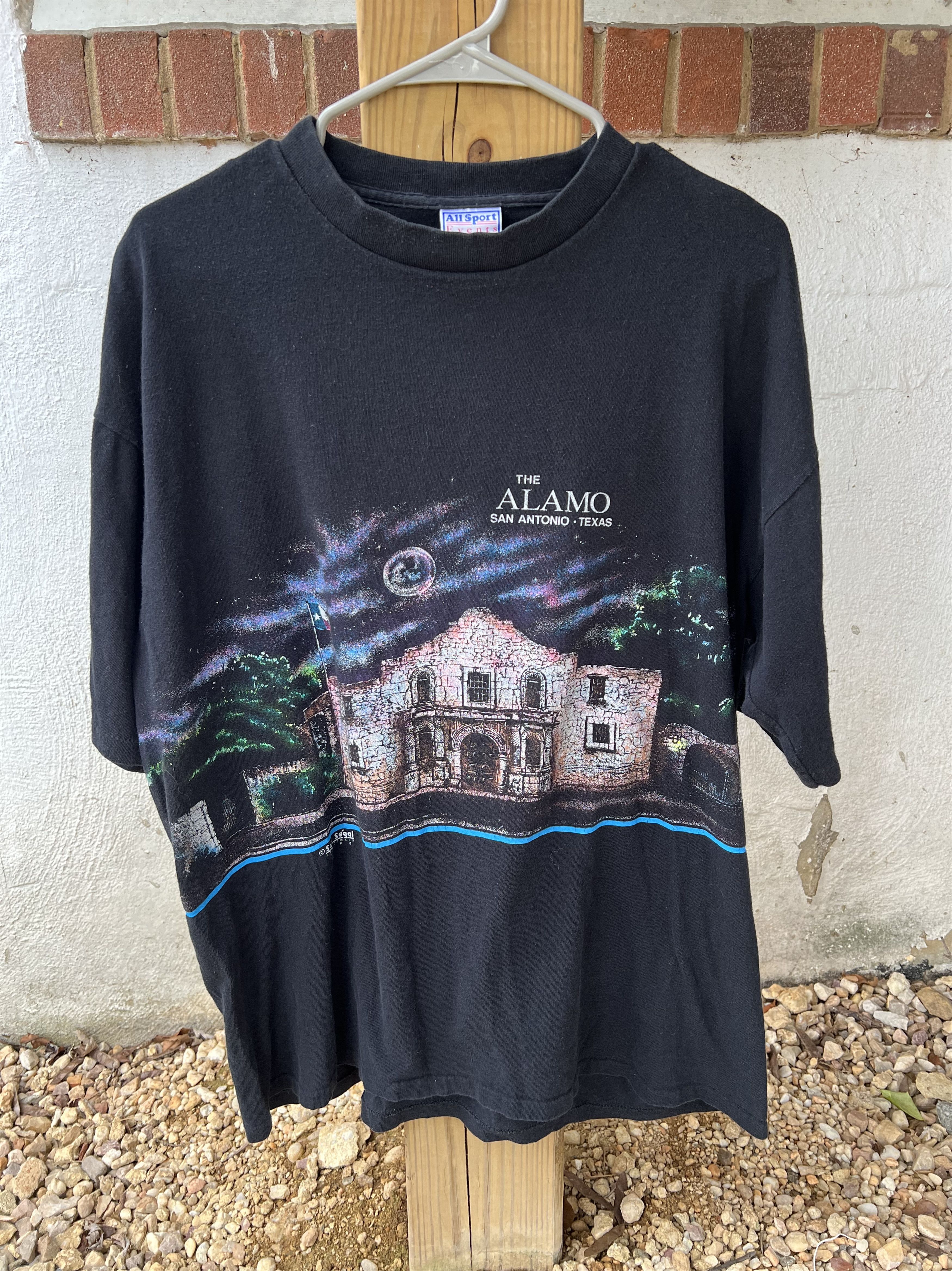All Sport 1990 Alamo San Antonio Texas tee San Segal All Sport Spurs Size US XL / EU 56 / 4 - 1 Thumbnail