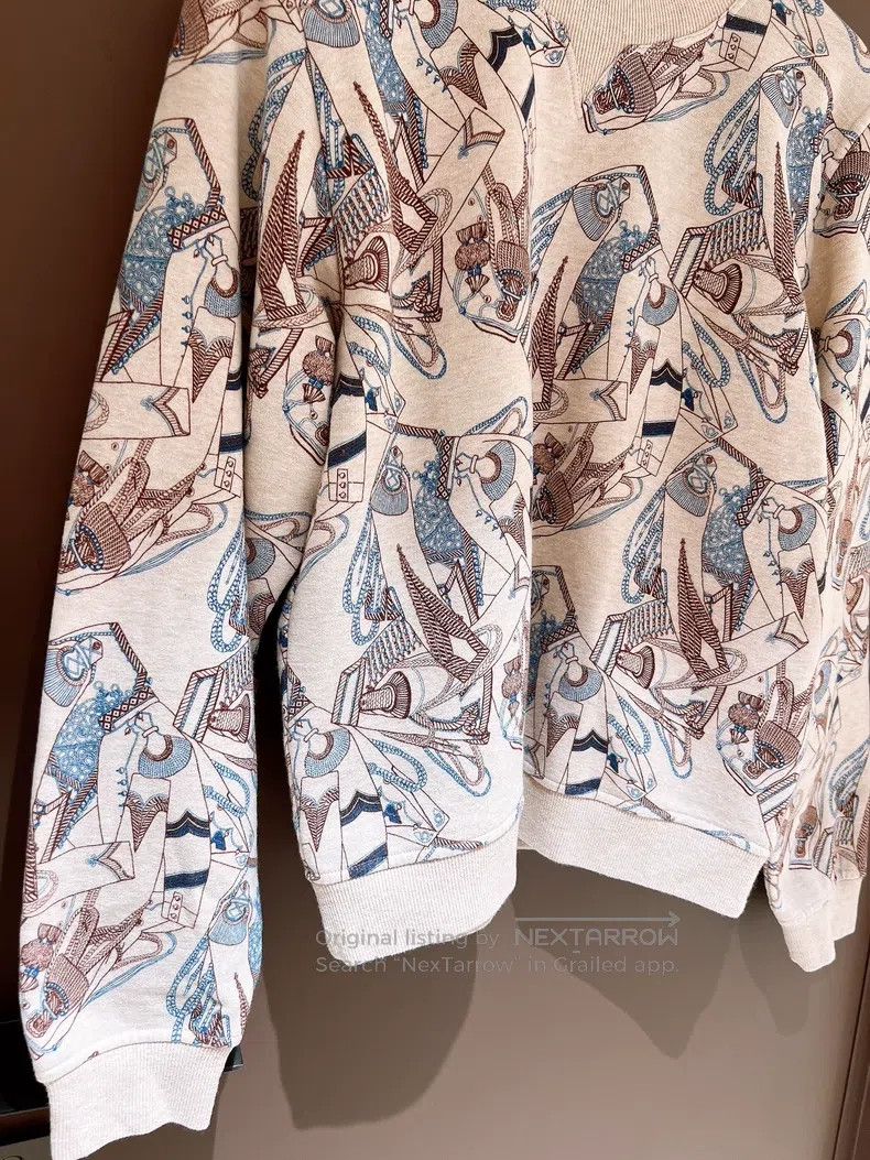 Hermes Hermes Left Aifu and Dragon Knight Printed Sweatshirt Size XS / US 0-2 / IT 36-38 - 3 Thumbnail
