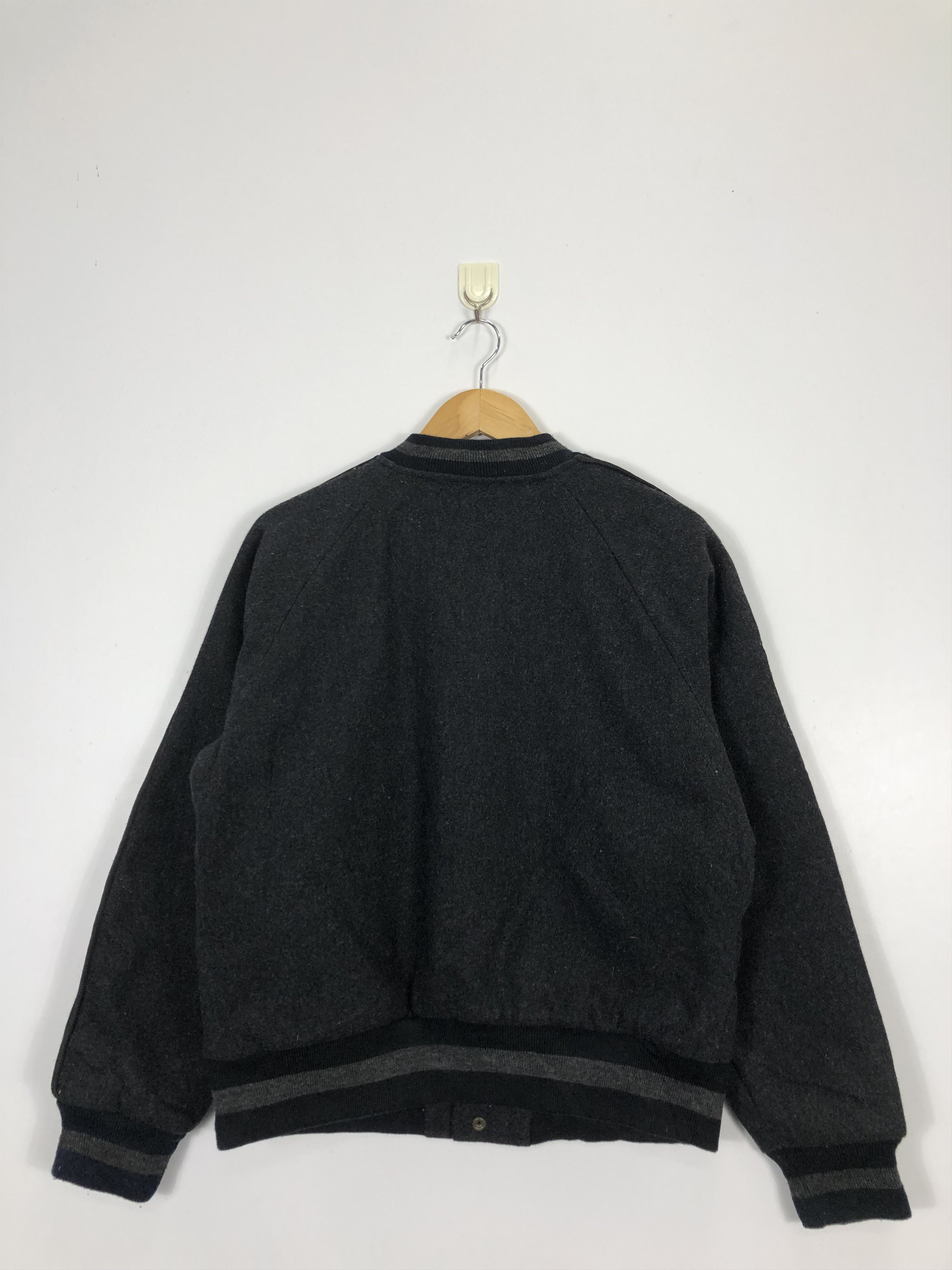 Converse Vintage 90s Converse Capital Logo Wool Varsity Jacket VV0069 Size US L / EU 52-54 / 3 - 2 Thumbnail