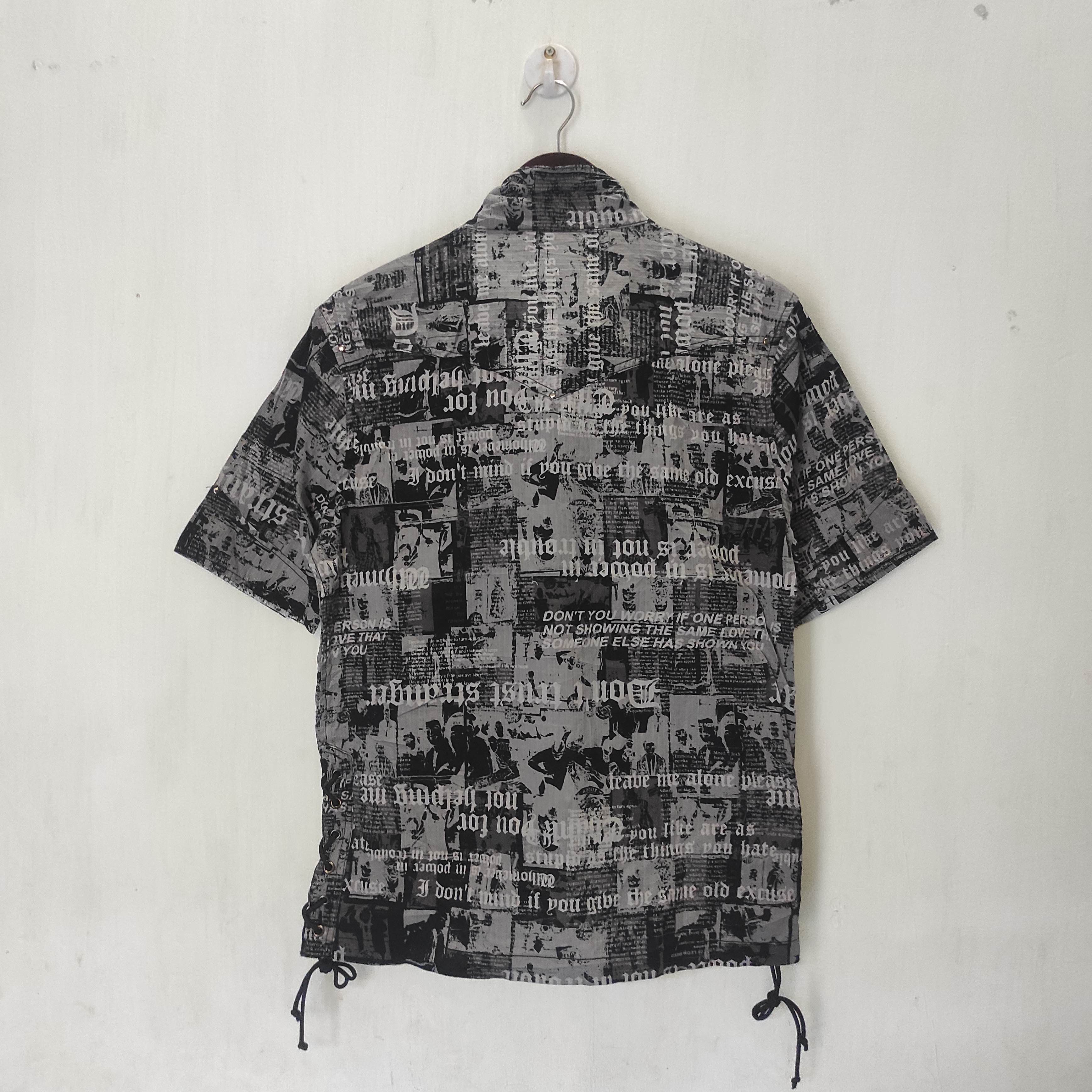 Affliction SPLENDID SATISFACTION Poem Punk Full Print Zipper Shirt Size US M / EU 48-50 / 2 - 13 Thumbnail