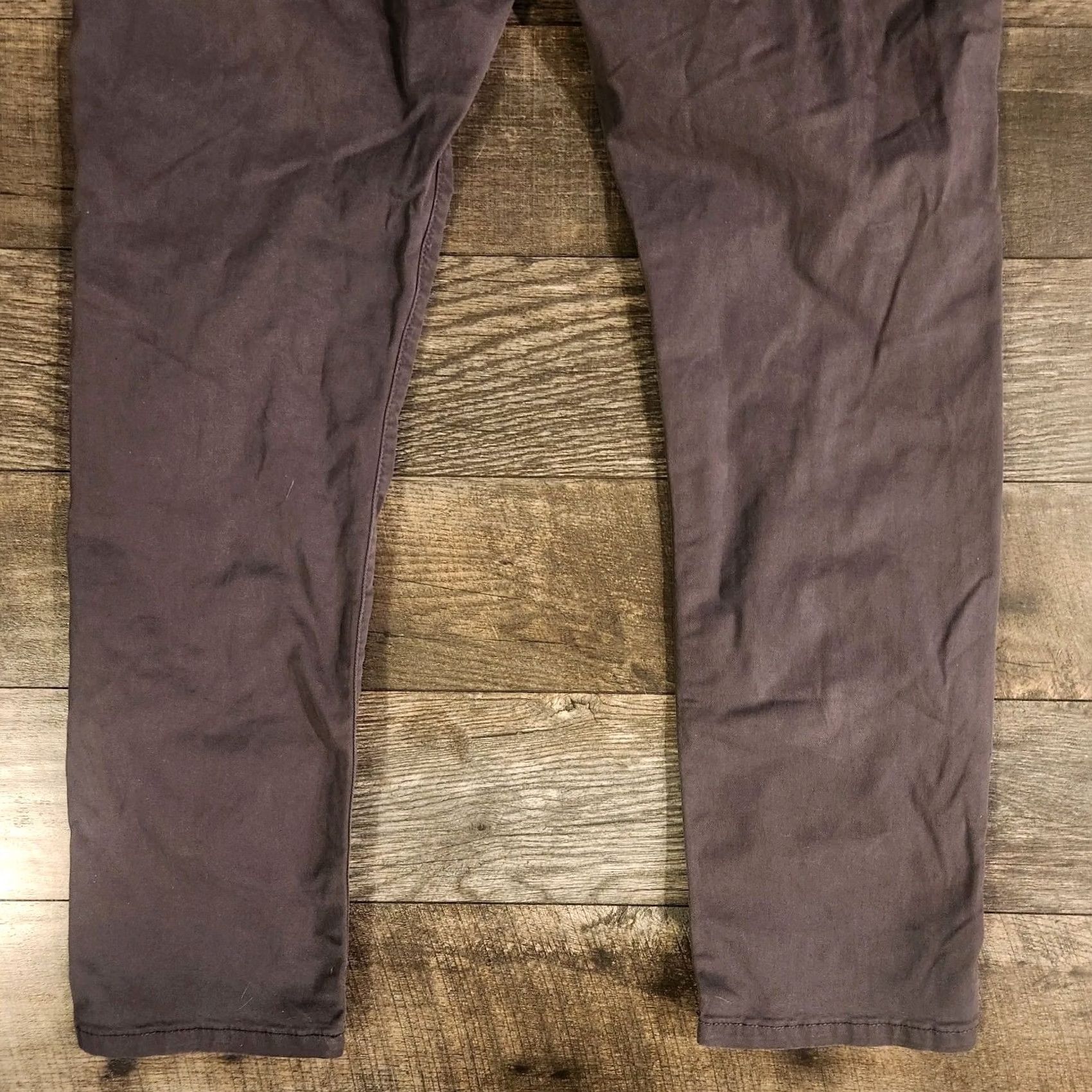 Flint And Tinder Flint and Tinder Pants Mens 32x29 Gray Slim Fit Stretch Chino Slim Tapered Pockets 29in Inseam Regular Mens Size US 32 / EU 48 - 7 Thumbnail