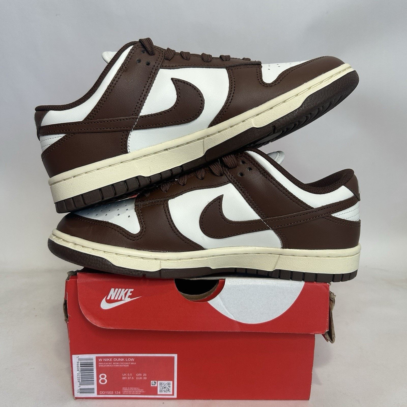 Nike Nike Dunk Low WMNS “Cacao Wow/Mocha” Size US 8 / IT 38 - 3 Thumbnail