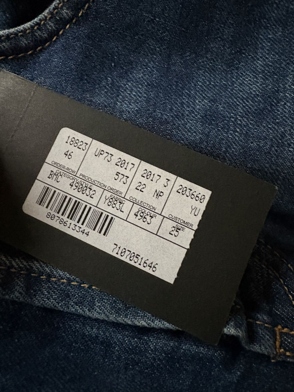 Saint Laurent Paris Saint Laurent Paris Jeans Size 25" / US 0 / IT 36 - 3 Thumbnail