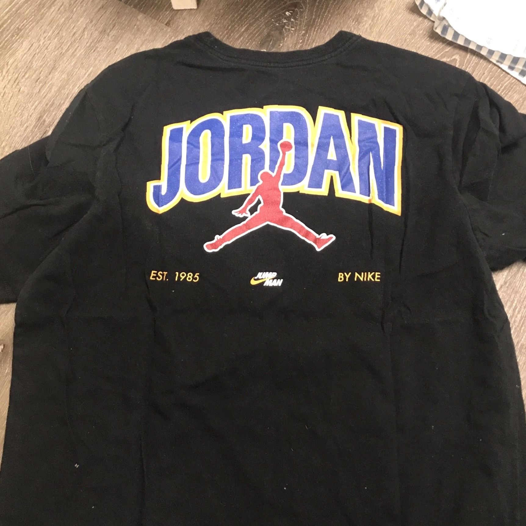 Nike Nike Air Jordan Jumpman Shirt Mens L Black Short Sleeve Tee 363277-00A Size US L / EU 52-54 / 3 - 4 Thumbnail
