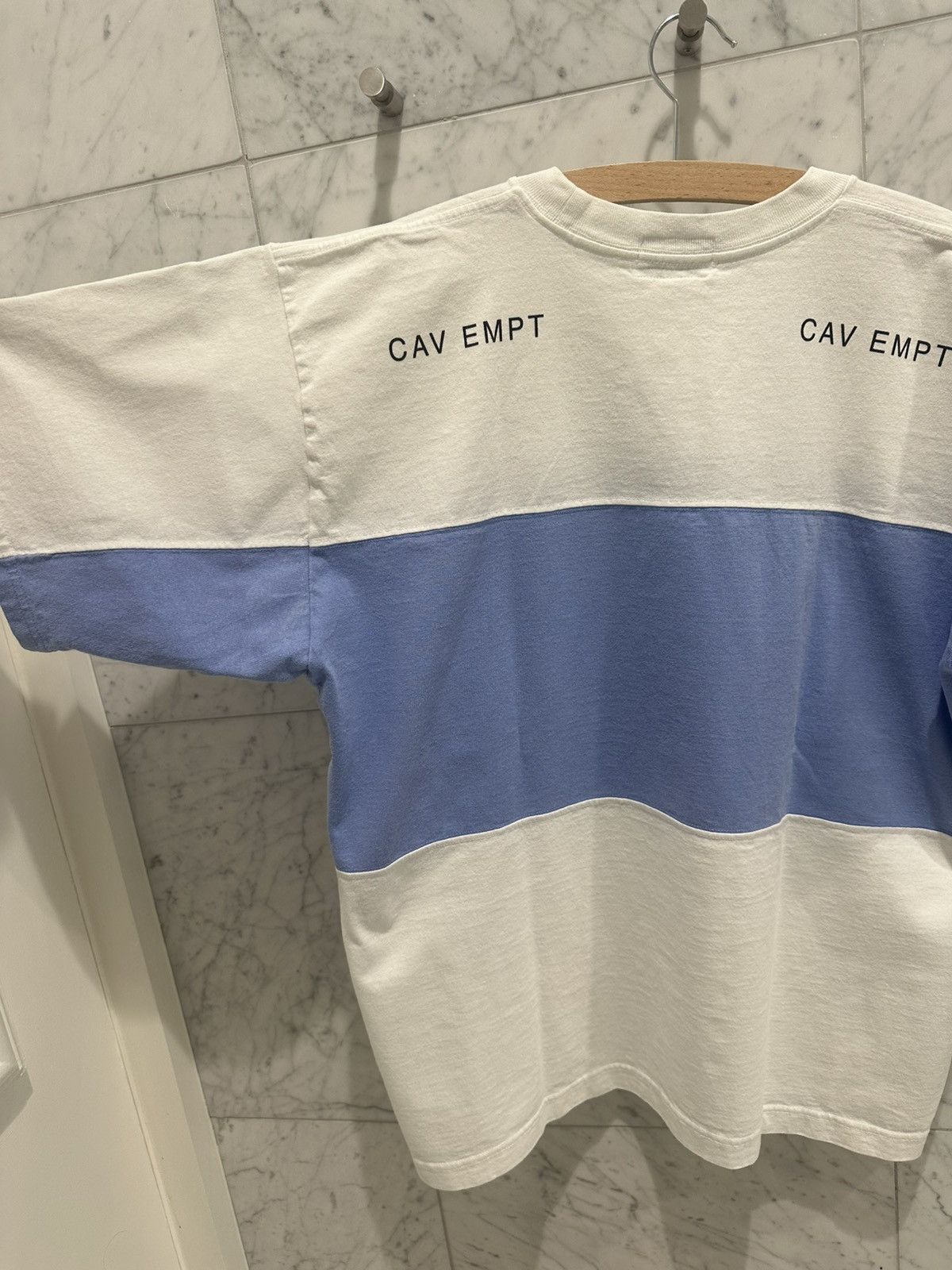 Cav Empt Cav Empt - Printed Panelled Cotton-Jersey T-Shirt - White Size US M / EU 48-50 / 2 - 5 Thumbnail