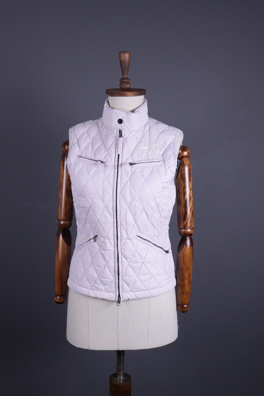 La Martina La Martina Saddlery White Quilted Down Vest Gilet Size S Size S / US 4 / IT 40 - 1 Thumbnail