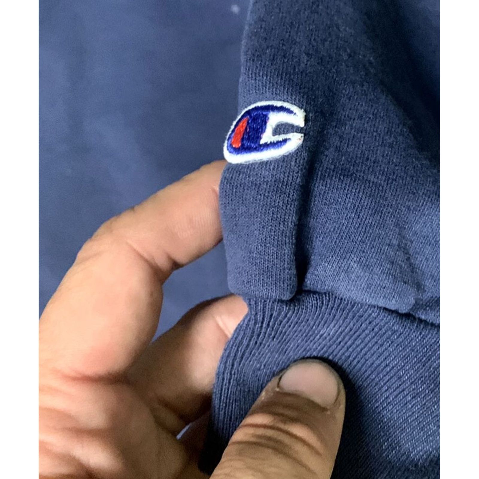 Champion Champion Mens XXL Extra Large Navy Blue Sweatshirt Size US XXL / EU 58 / 5 - 5 Thumbnail