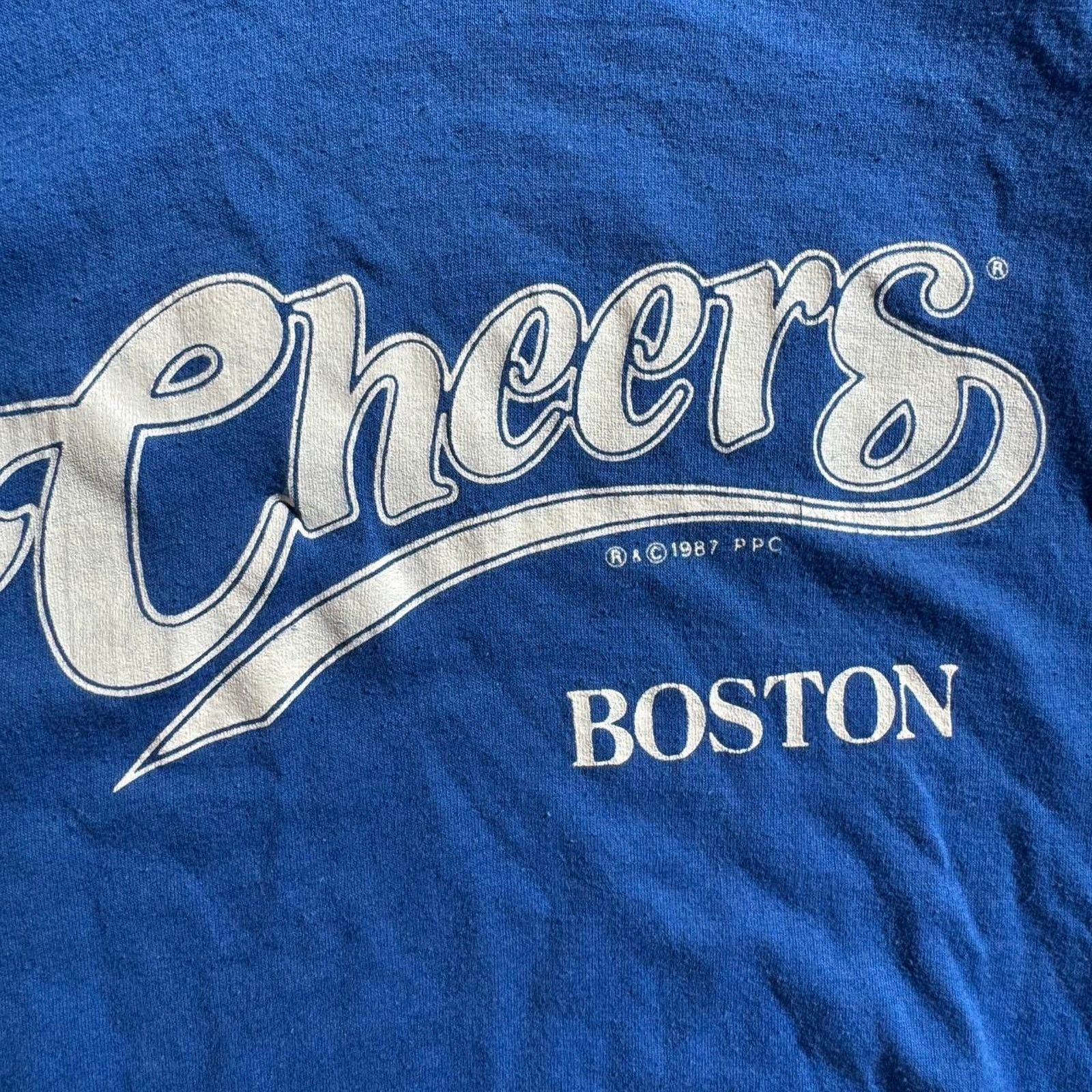 Fruit Of The Loom Vintage 1987 Cheers TV Show T-Shirt – Size Large Size US L / EU 52-54 / 3 - 3 Thumbnail