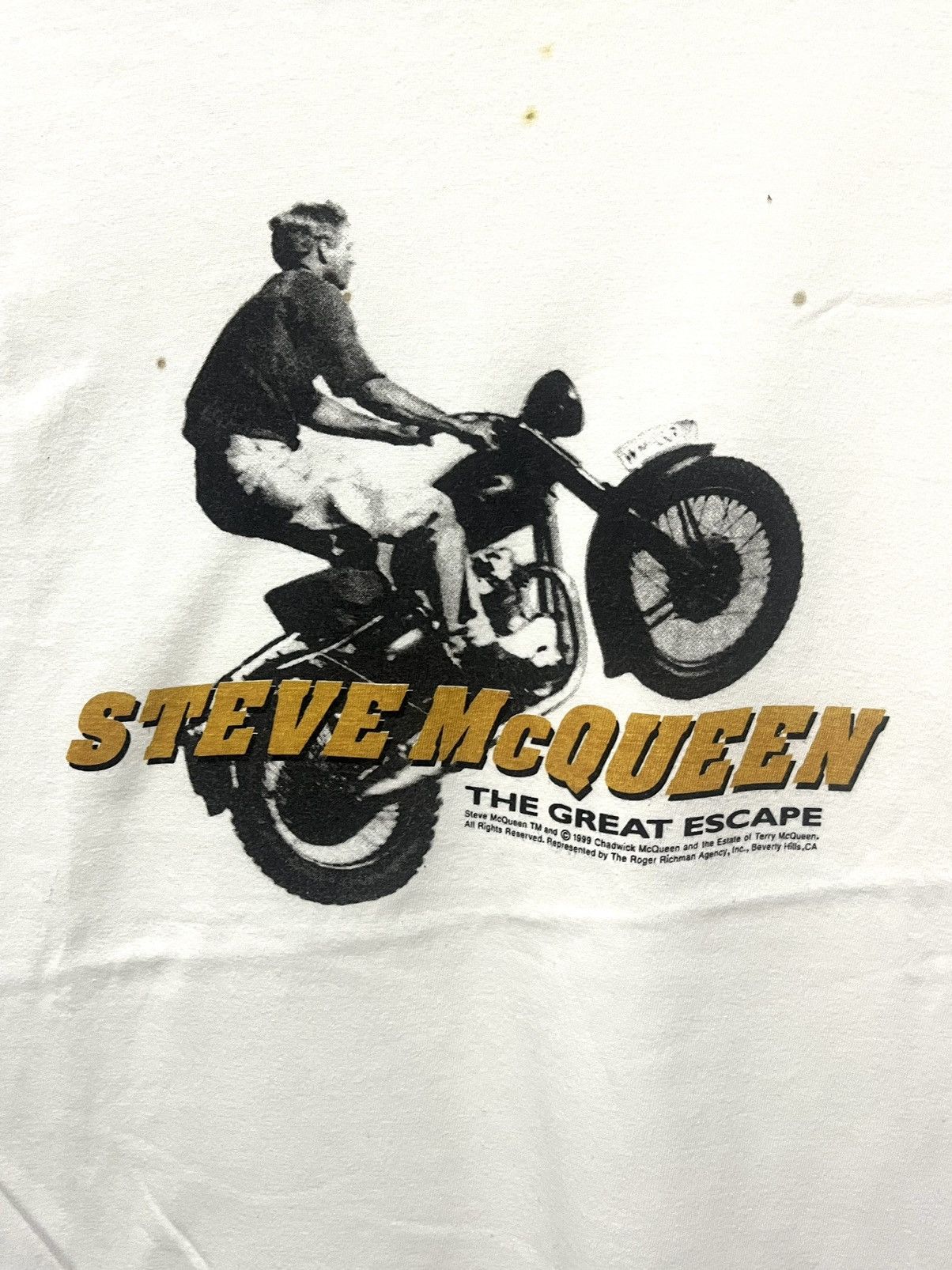 Vintage Vintage Steve McQueen The Great Escape Movie Tee Size US L / EU 52-54 / 3 - 2 Thumbnail