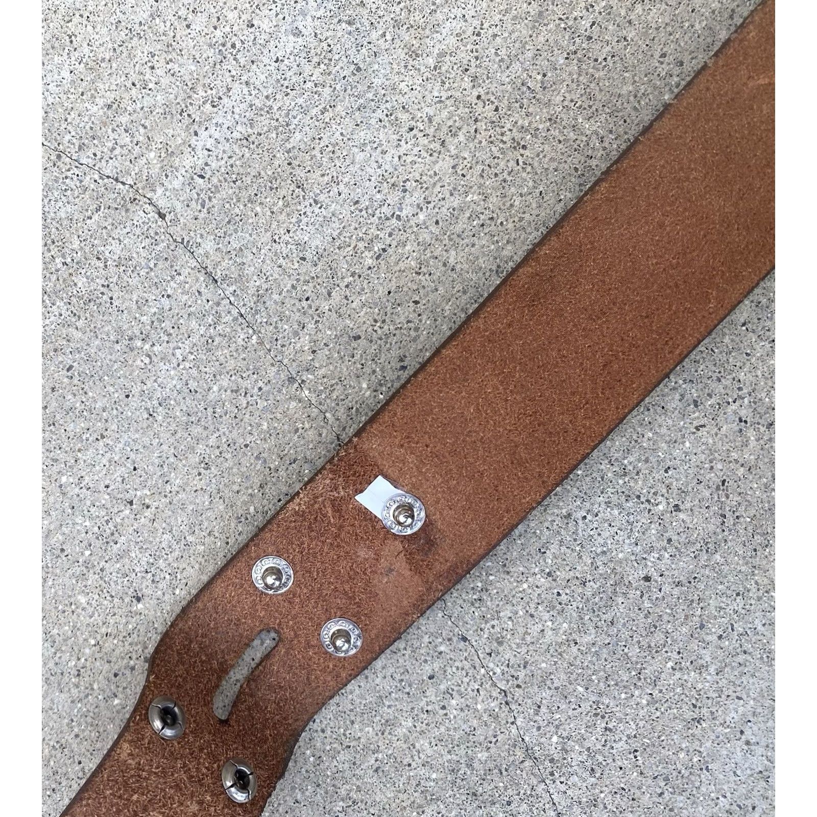 Vintage VINTAGE Eagle Tooled Leather Belt Mexico Western Biker Americana Cowboy Sz 38 40 Size 38 - 5 Thumbnail