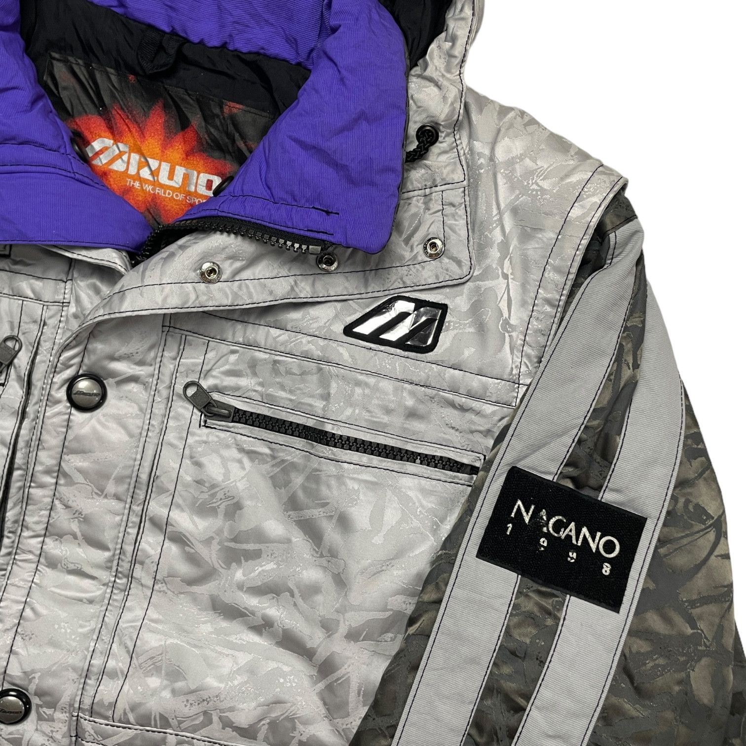 Japanese Brand × Mizuno × Vintage Vintage Mizuno 1998 Nagano Olympic Team Ski Wear Jacket Size US M / EU 48-50 / 2 - 4 Thumbnail