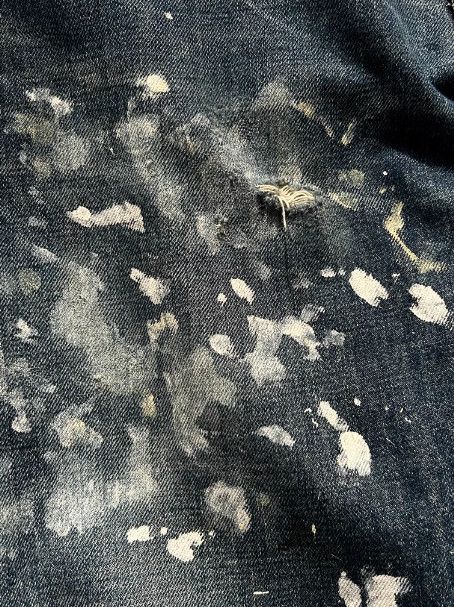 Helmut Lang Helmut Lang Splatter-Print Denim Jeans Size US 41 - 6 Thumbnail