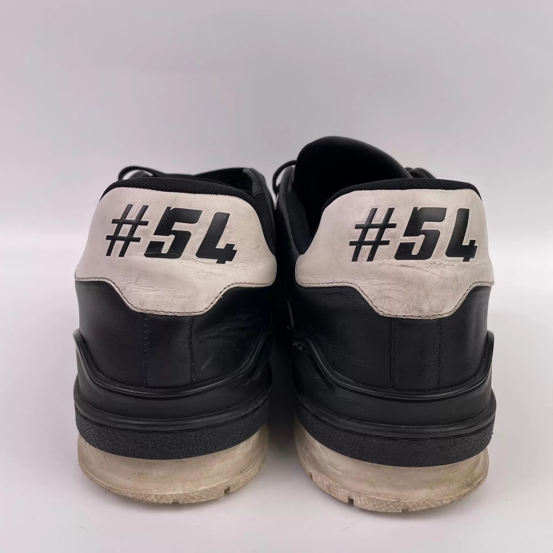 Louis Vuitton LV Trainer Black Leather UK9 Size US 10 / EU 43 - 9 Thumbnail