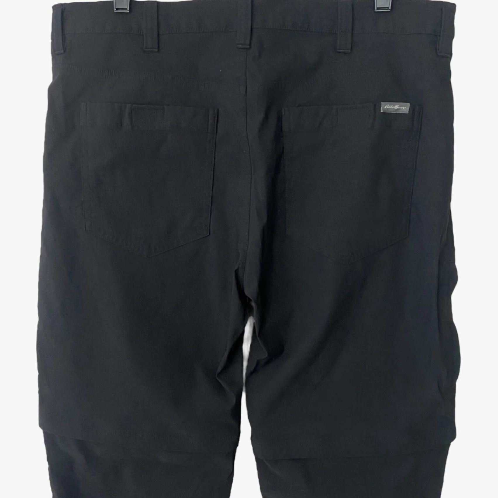 Eddie Bauer VINTAGE Eddie Bauer Convertible Tech Pants Black Men's 38X34 Rip-Stop Nylon Blend 5-Pocket Pockets Outdoor Hiking Size US 38 / EU 54 - 6 Thumbnail